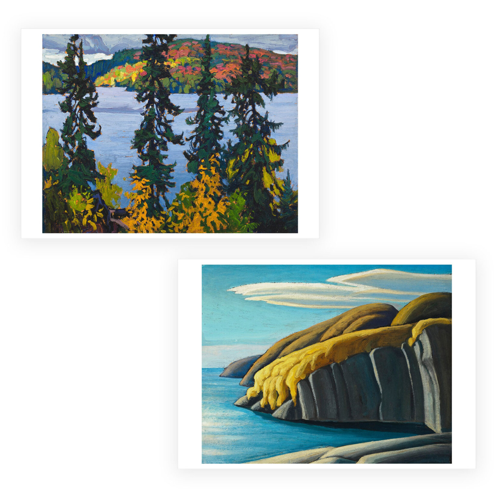 Pomegranate Boxed Notecards - Paintings by Lawren S. Harris (20 Assorted Cards)