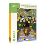 Pomegranate Jigsaw Puzzle - The Rocky Mountains by Charley Harper (1000-Piece)