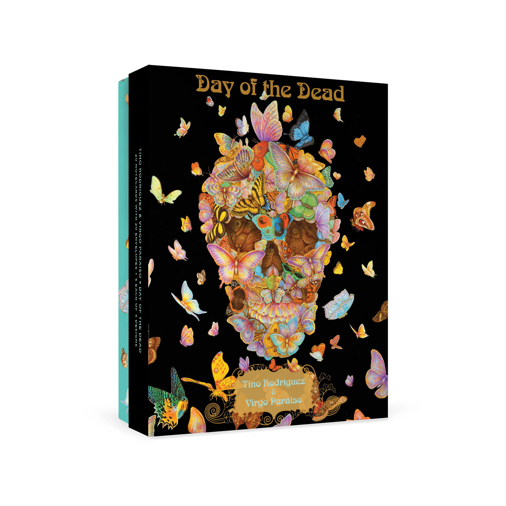 Pomegranate Boxed Notecards - Day of the Dead by Tino Rodriguez & Virgo Paraiso (20 Assorted Cards)