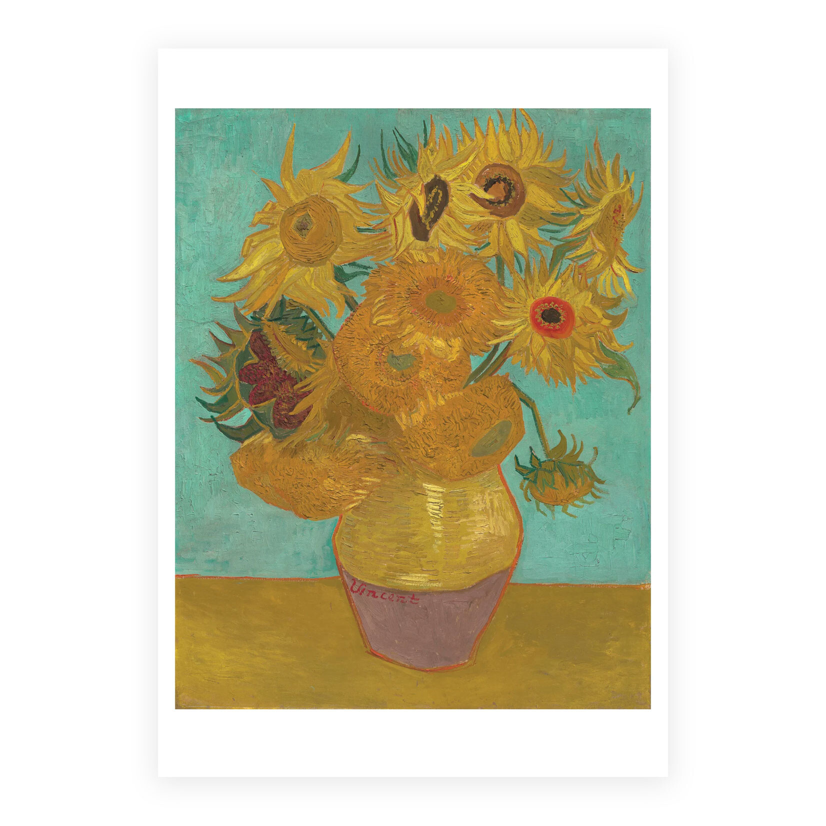 Pomegranate Small Boxed Notecards - Sunflowers by Vincent van Gogh (20 Assorted Cards)