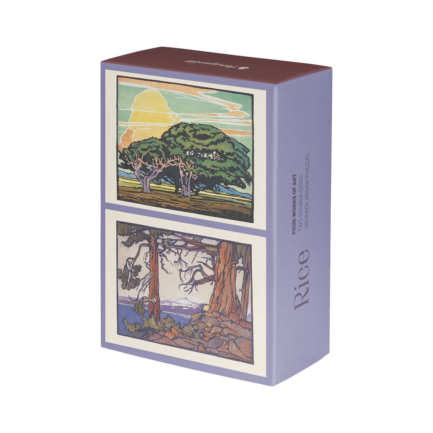 Pomegranate Double-Sided Jigsaw Puzzle Set - William S. Rice (120-Piece)