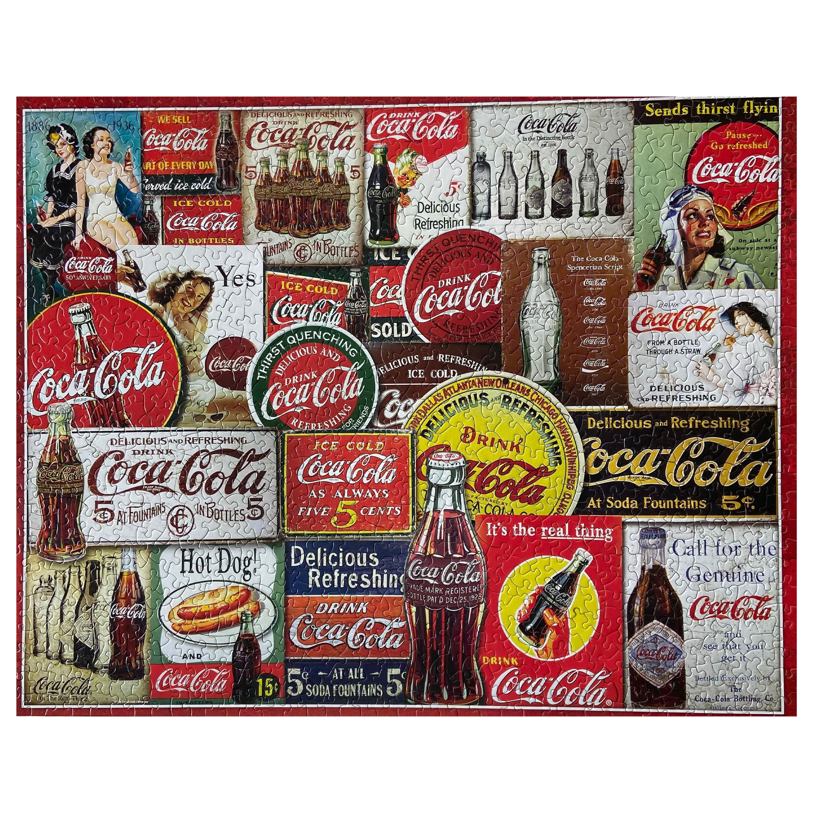 Springbok Jigsaw Puzzle - Coca-Cola Tin (1000-Piece)