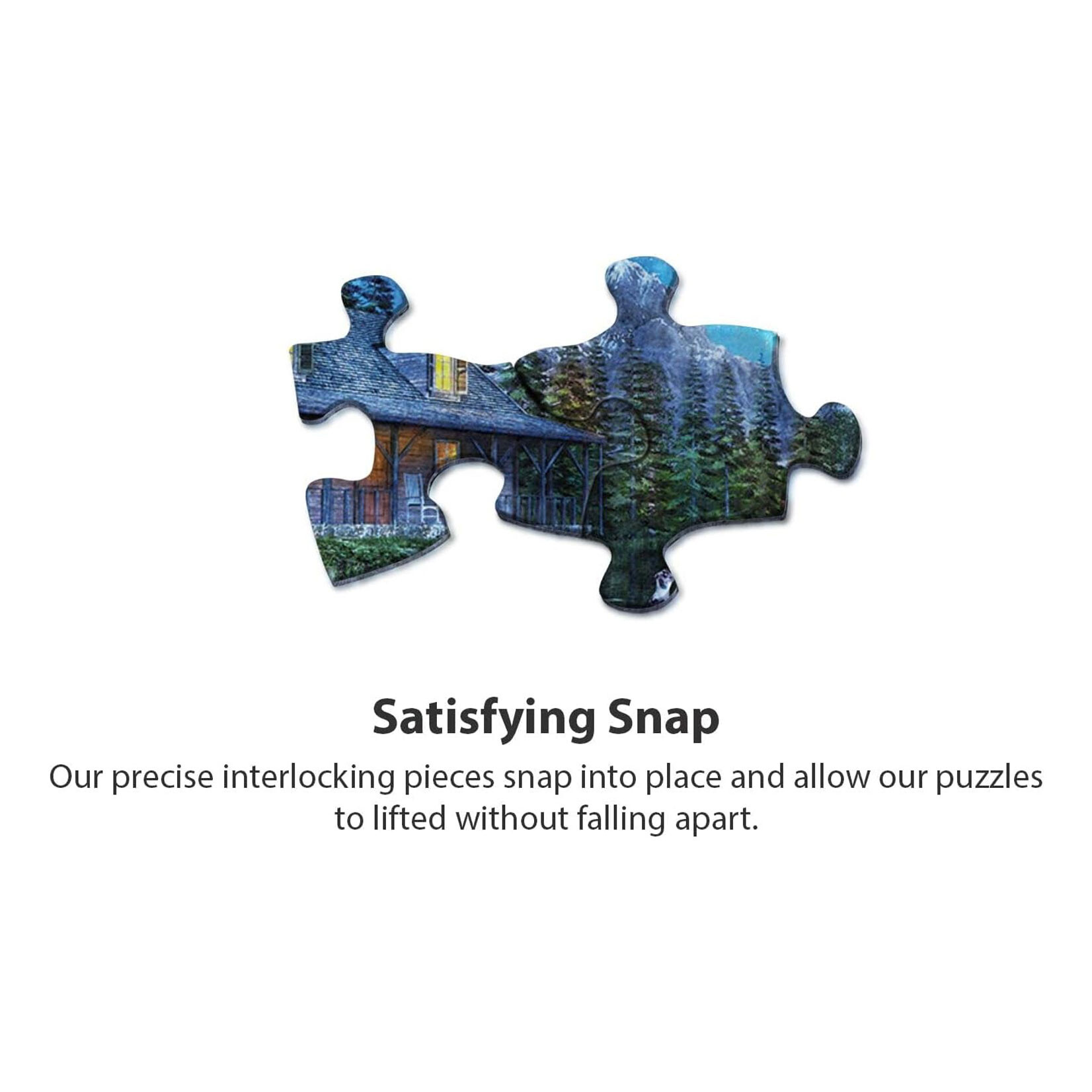 Jigsaw Puzzle - Moonlit Night (1000-Piece)