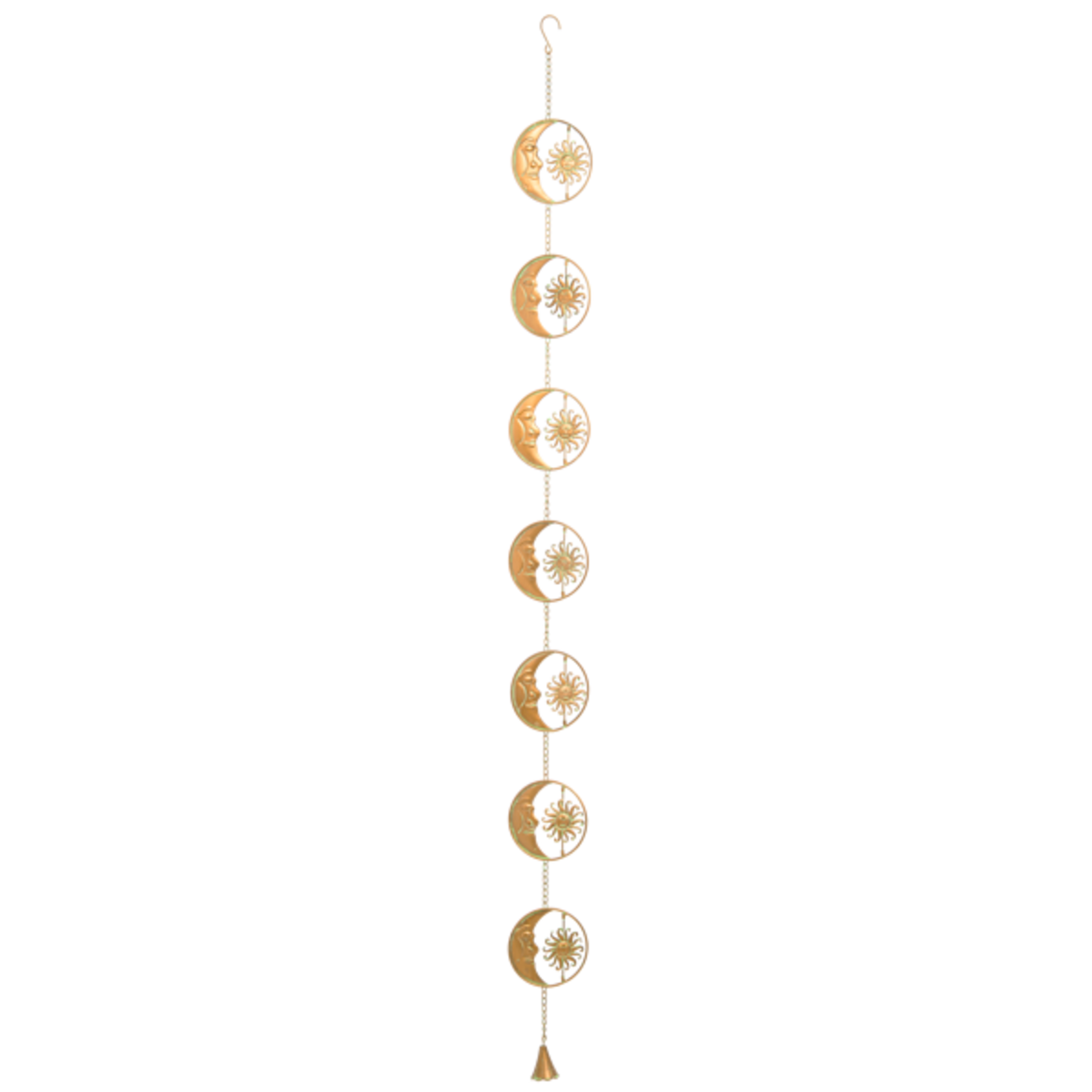 Ganz Rain Chain - Copper - Sun and Moon
