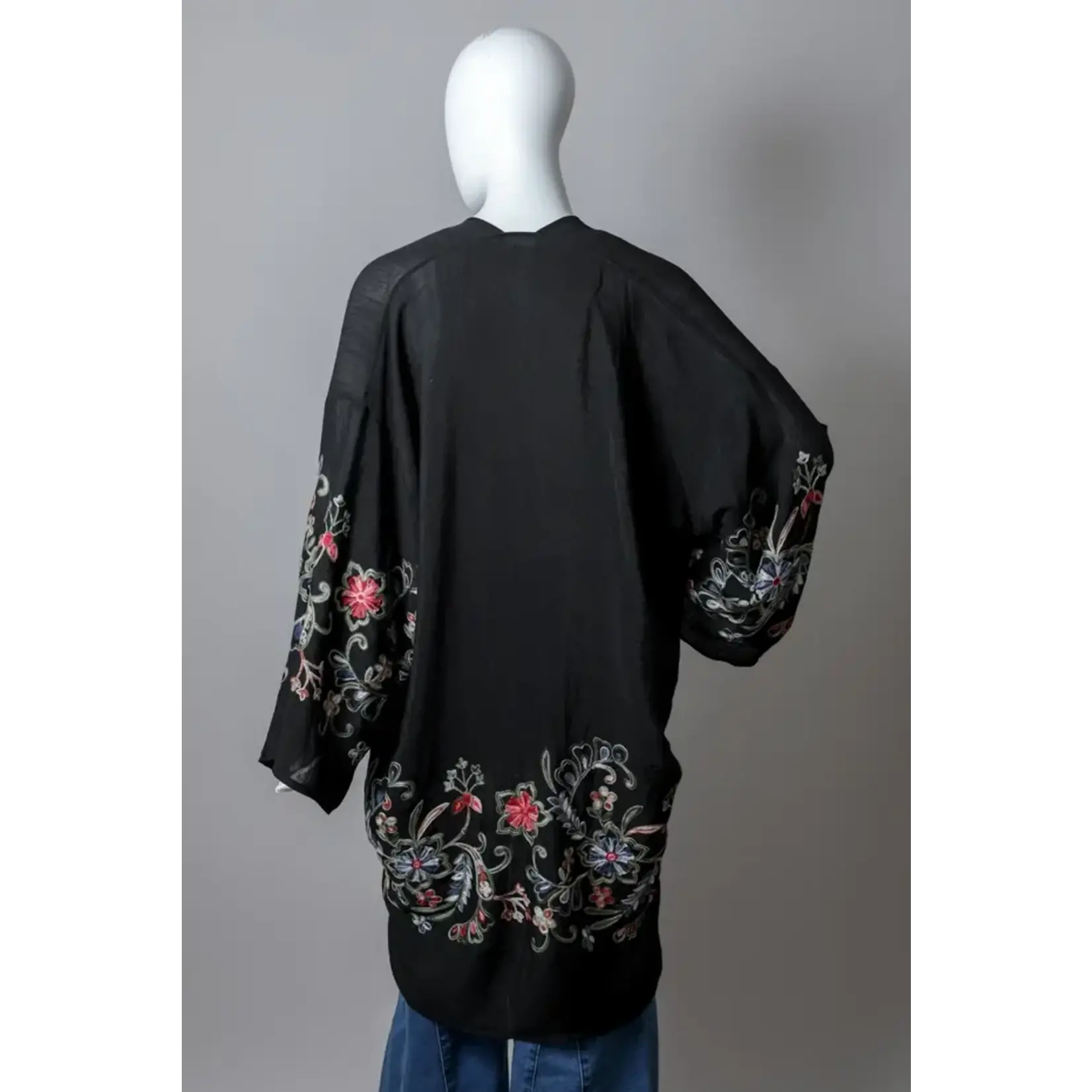 Leto Accessories Kimono - Floral Full Length -
