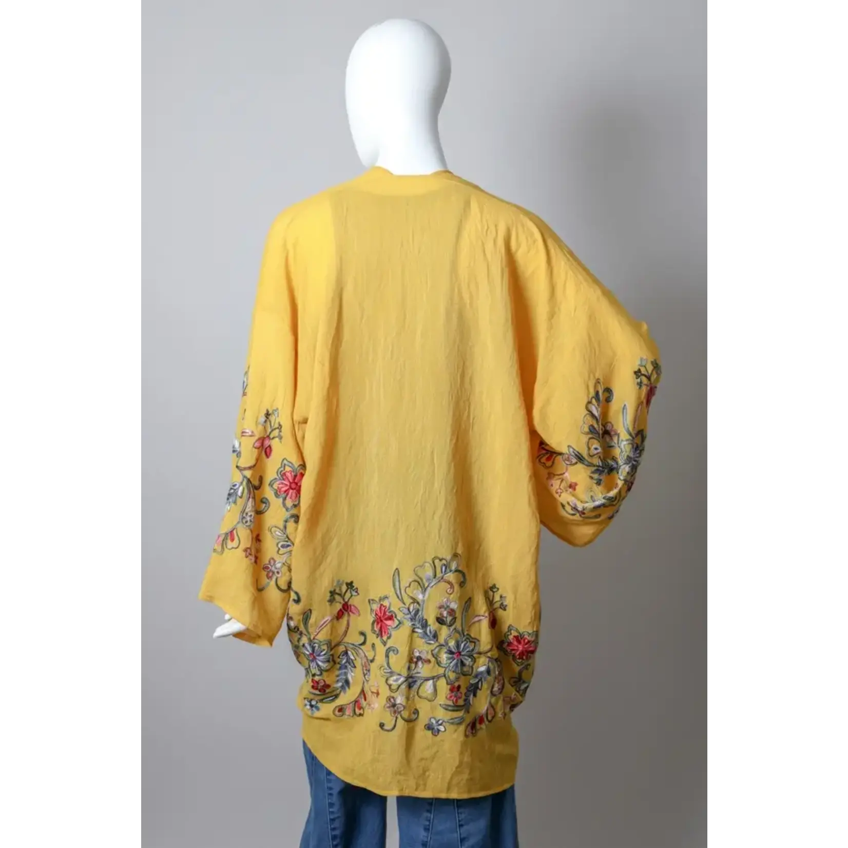 Leto Accessories Kimono - Floral Full Length -