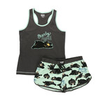 LazyOne Women's PJ Tank / PJ Shorts - Bearly Awake