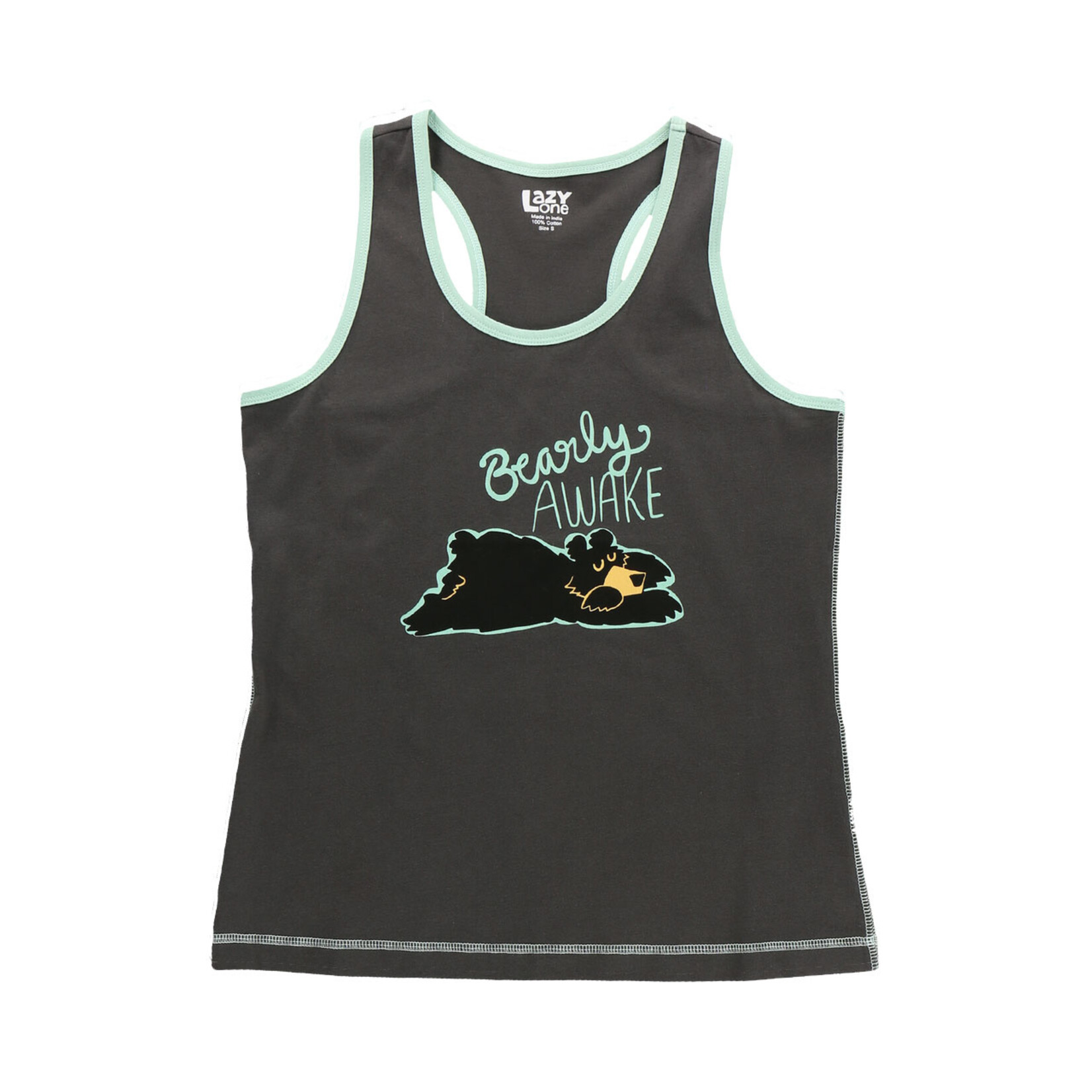 LazyOne Women's PJ Tank / PJ Shorts - Bearly Awake