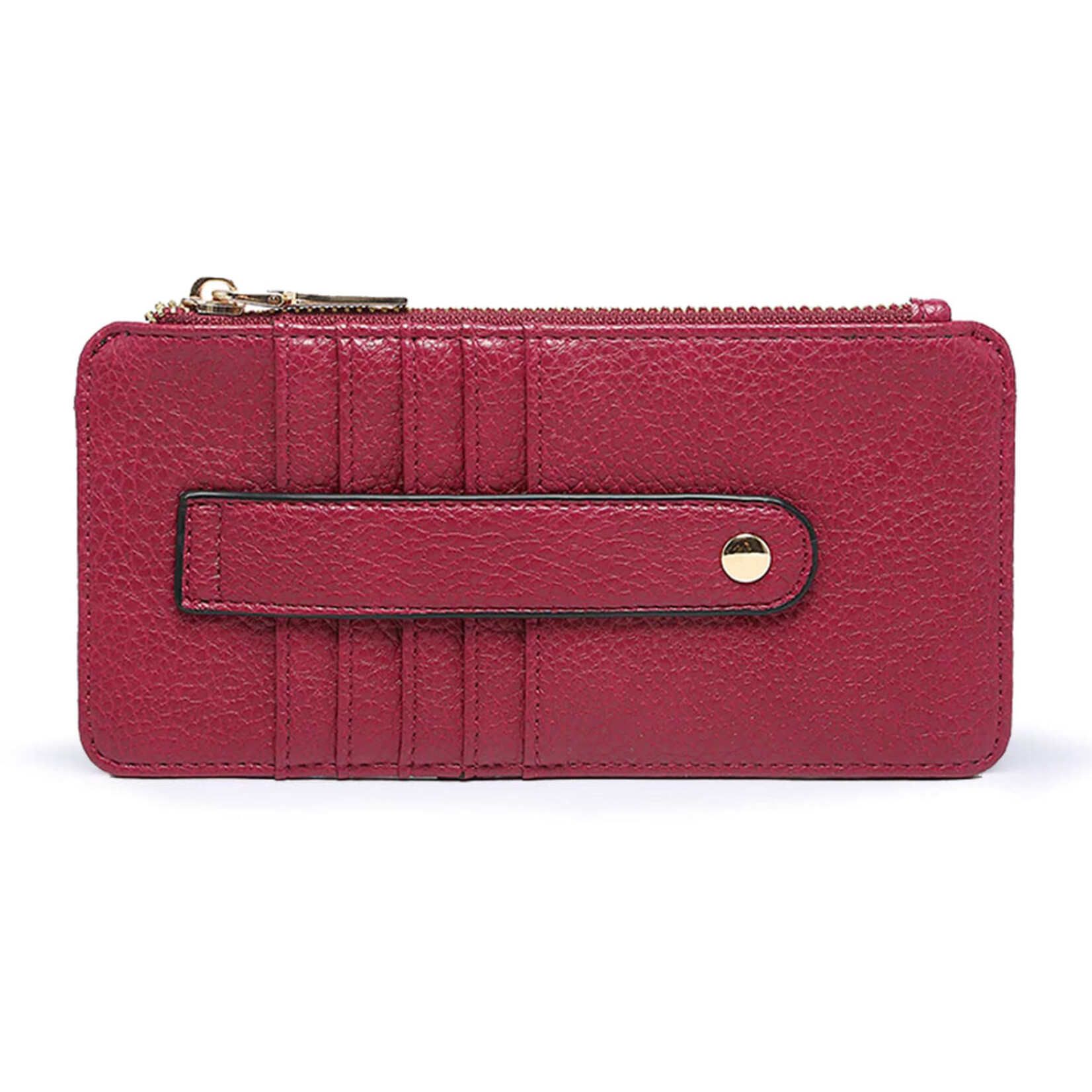 Jen & Co. Saige Slim Vegan Wallet - Assorted Colours
