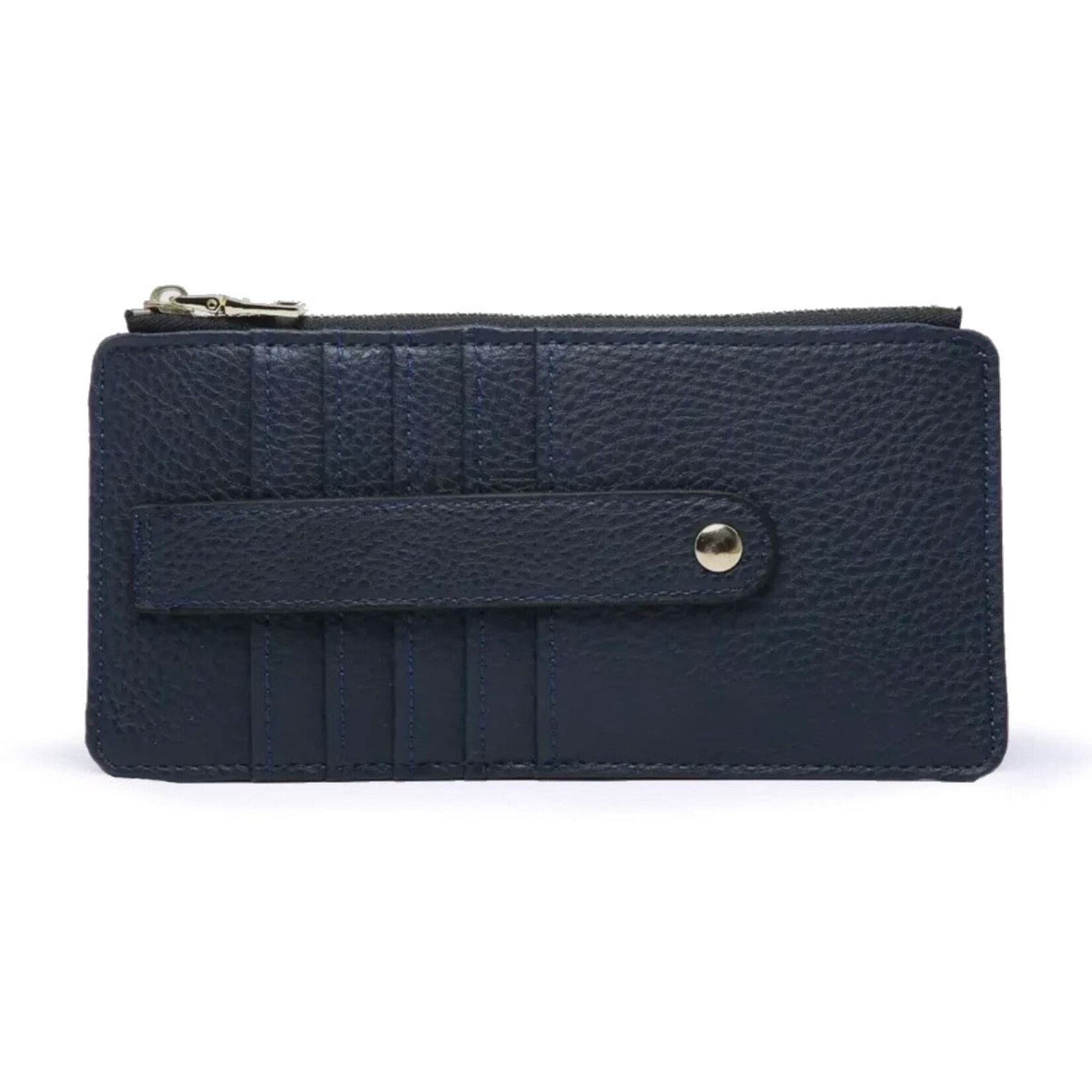 Jen & Co. Saige Slim Vegan Wallet - Assorted Colours