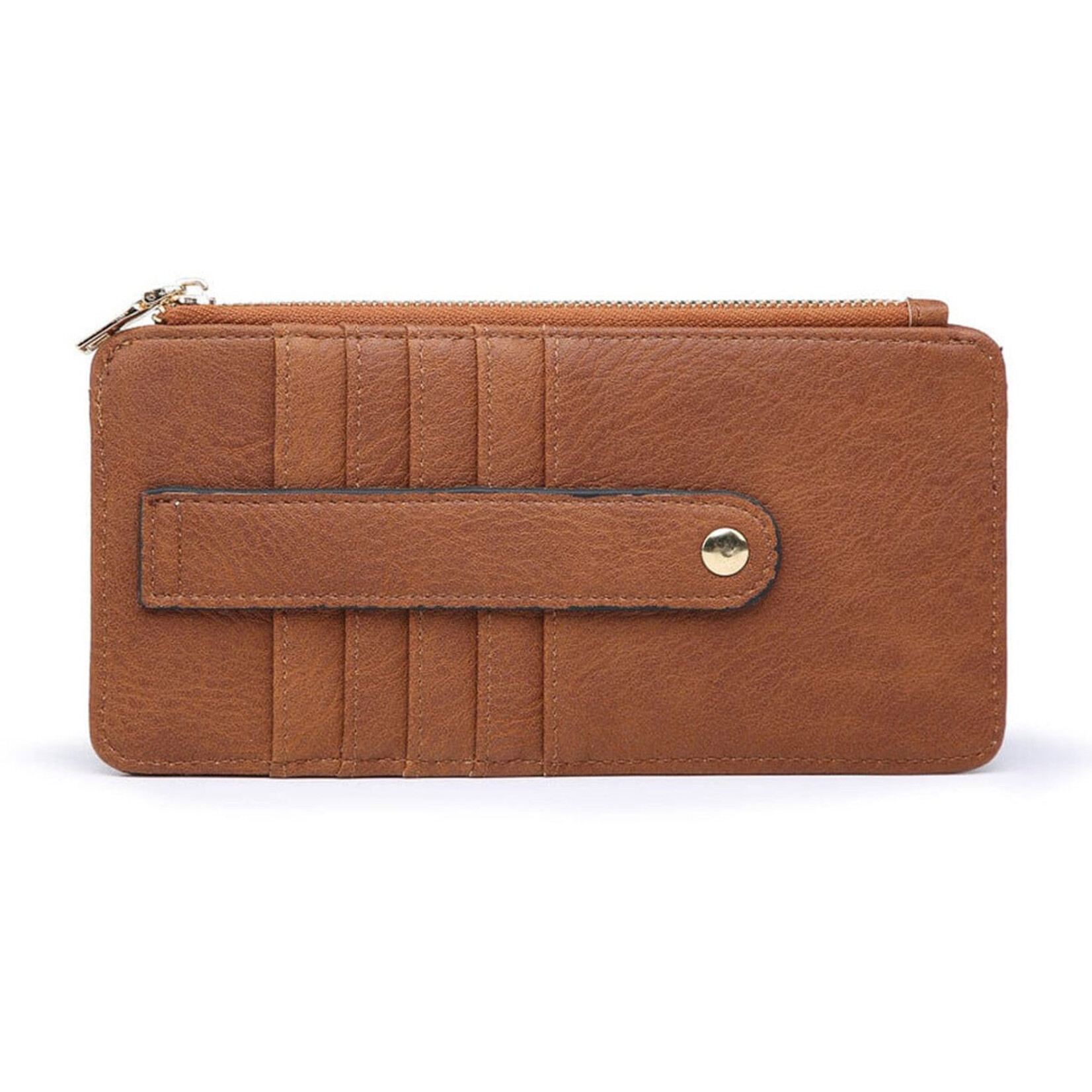 Jen & Co. Saige Slim Vegan Wallet - Assorted Colours