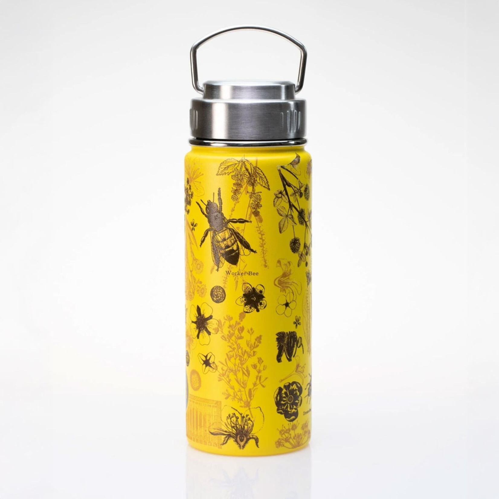 Cognitive Surplus Stainless Steel Bottle - Honey Bee (18oz / 32oz)