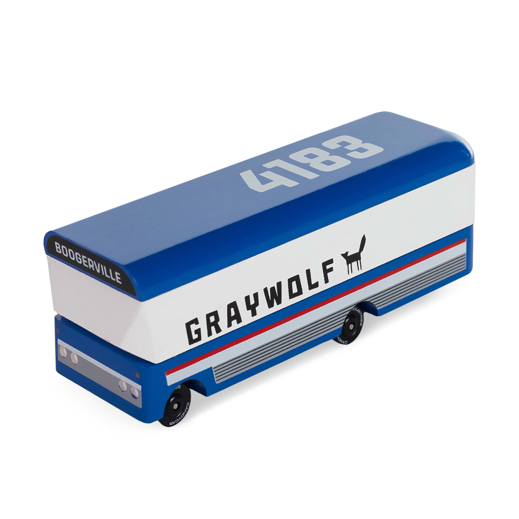 Candylab Toys Gray Wolf Bus