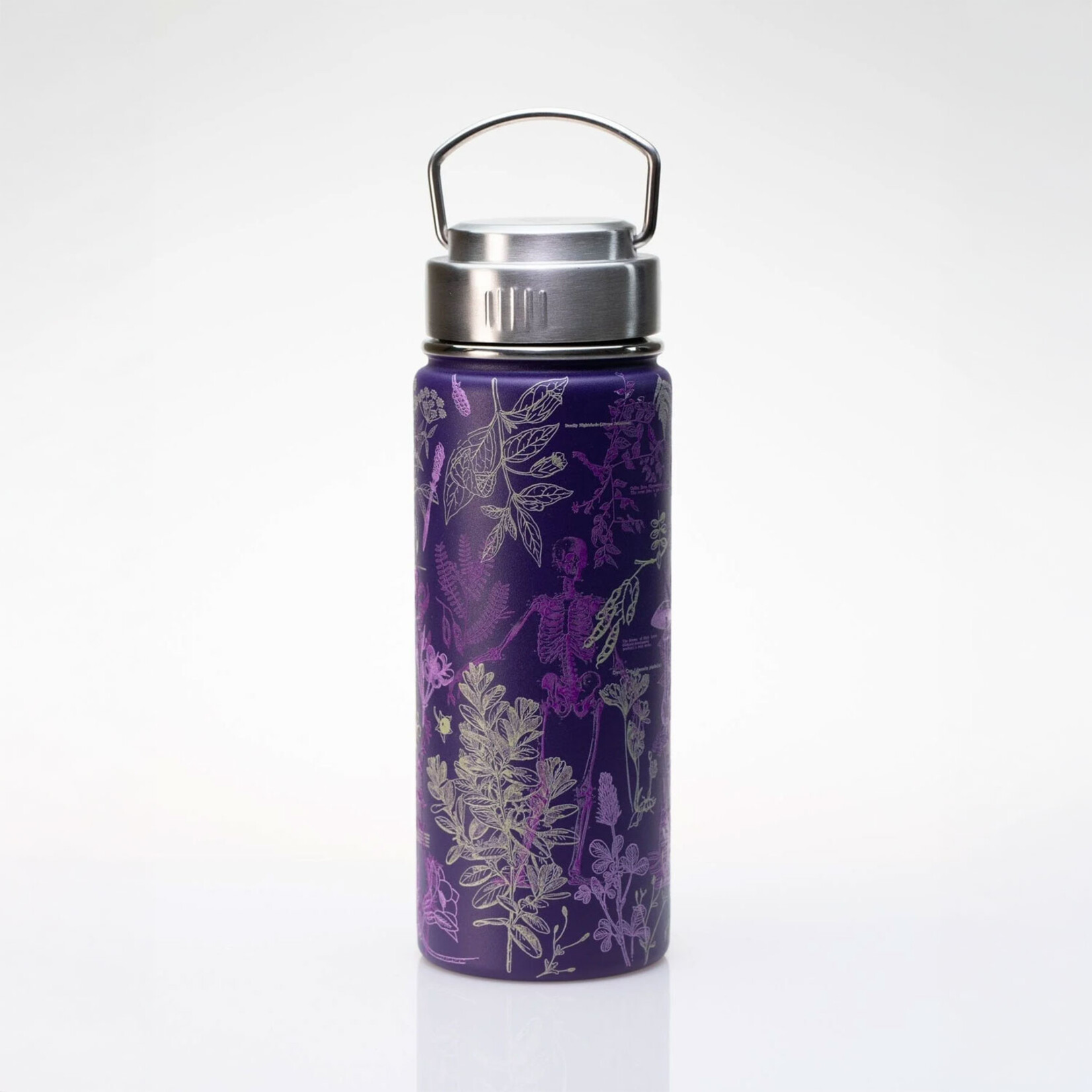 Cognitive Surplus Stainless Steel Bottle - Poisonous Plants (18oz / 32oz)