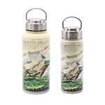 Cognitive Surplus Stainless Steel Bottle - Rivers & Mountains (18oz / 32oz)