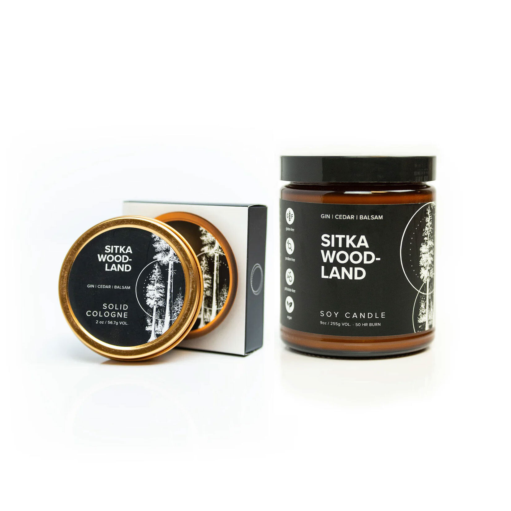 Broken Top Sitka Woodland - Solid Cologne | Soy Candle