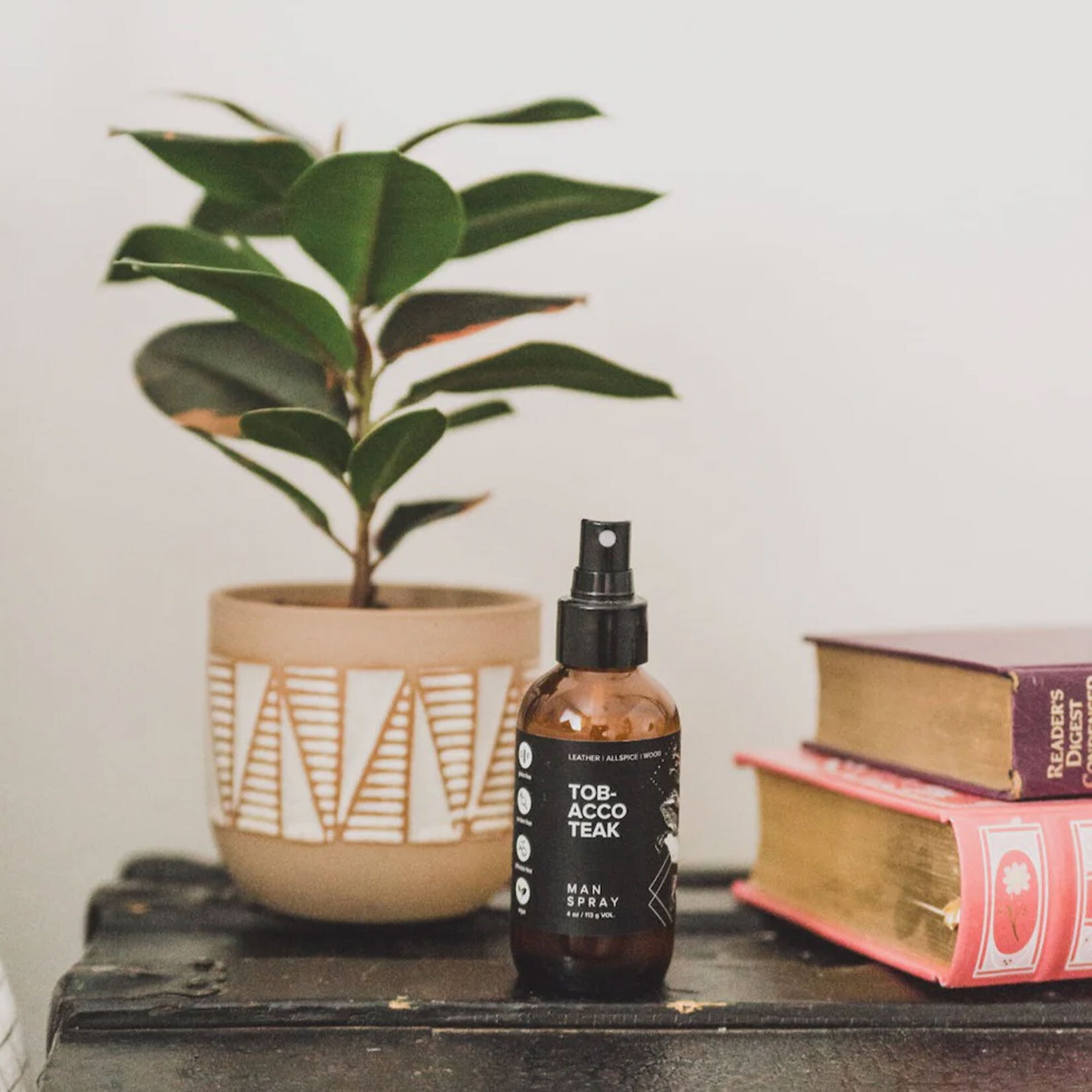 Broken Top Tobacco Teak - Solid Cologne | Body & Room Spray | Soy Candle