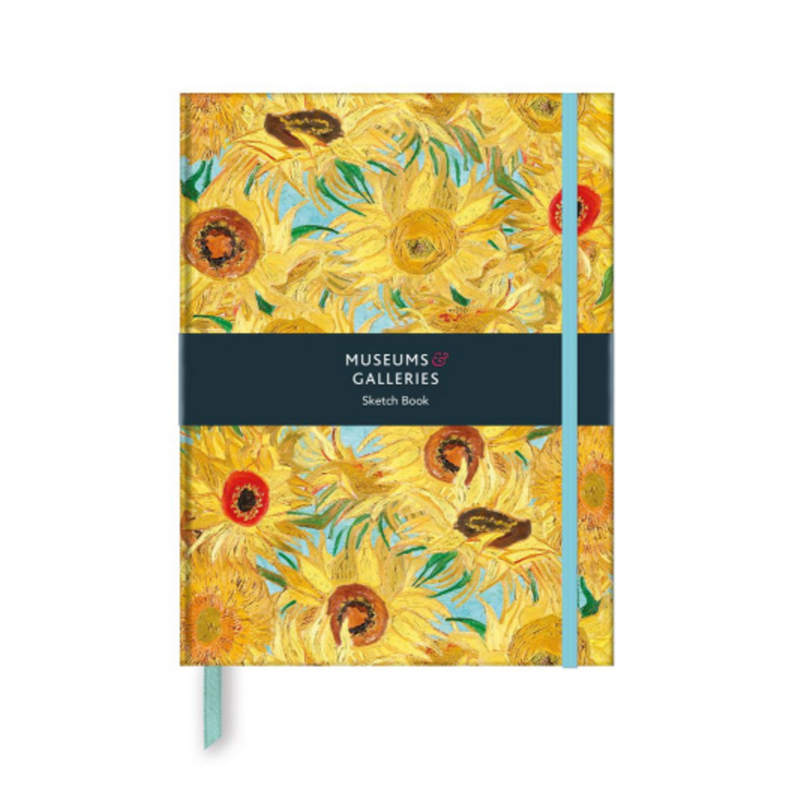 Museums & Galleries Hardcover Sketchbook - Vase With Twelve Sunflowers