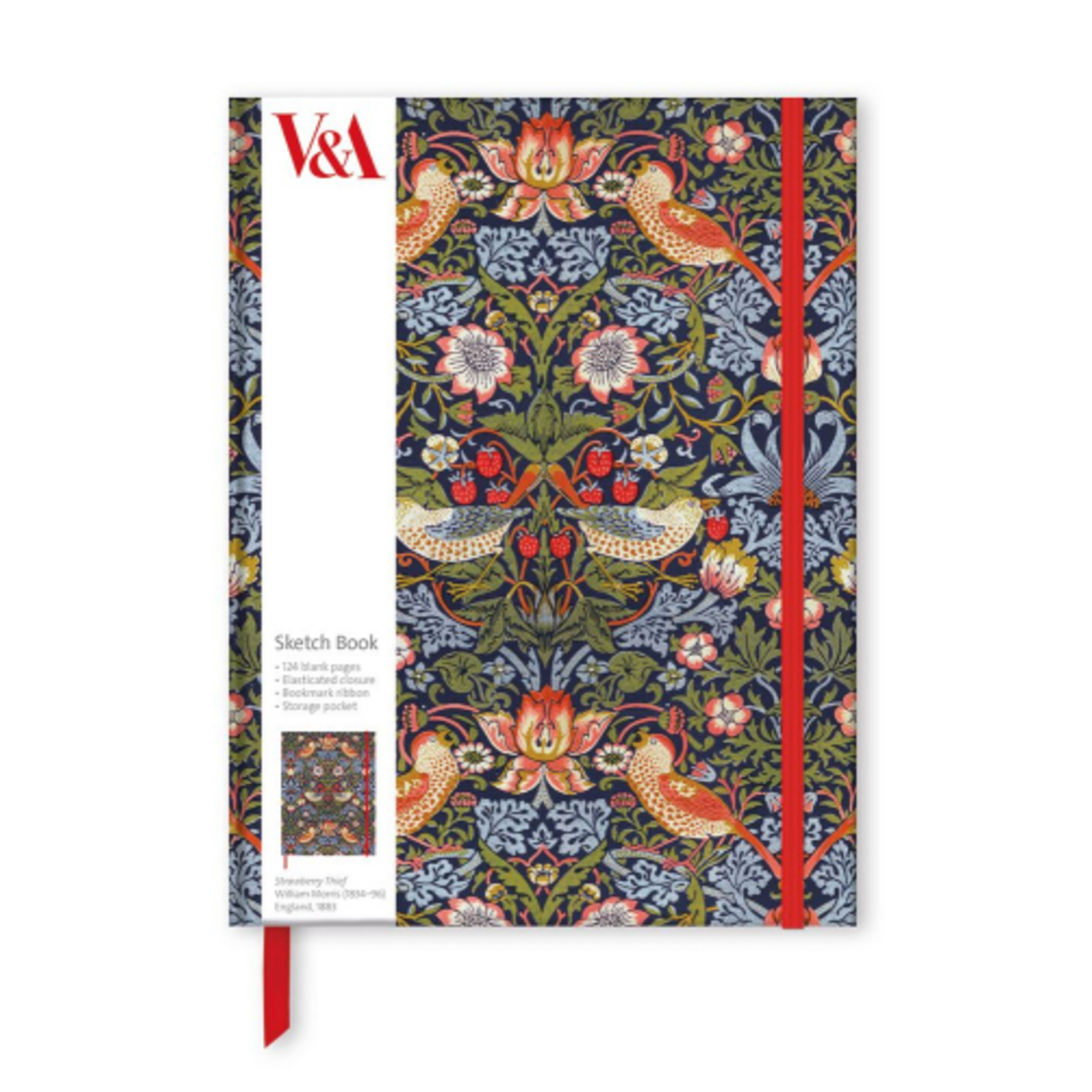 Museums & Galleries Hardcover Sketchbook - Strawberry Thief