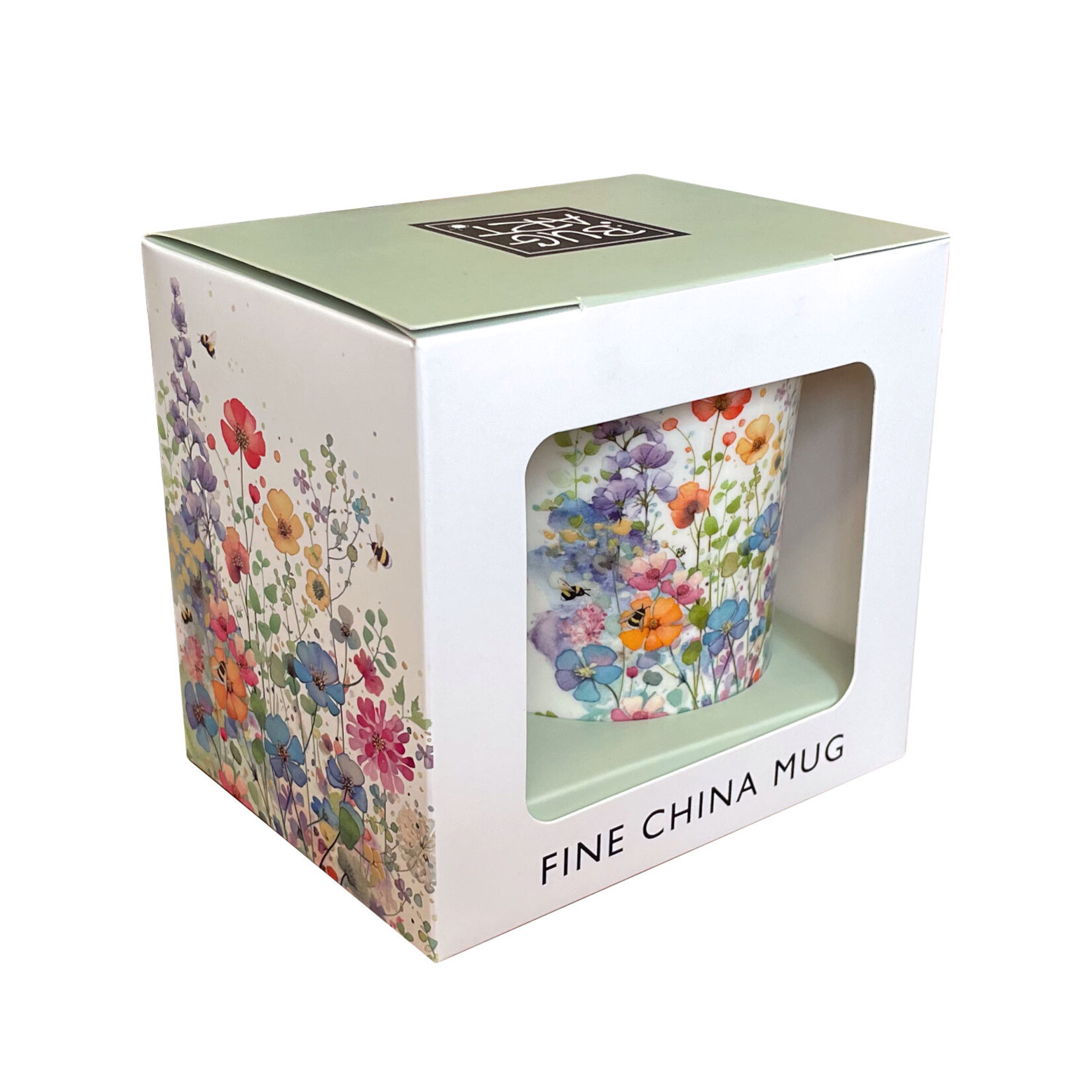 Bug Art Mug - Flowers - Bees