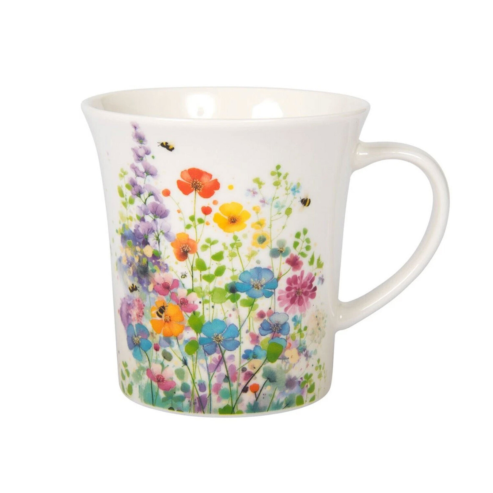 Bug Art Mug - Flowers - Bees