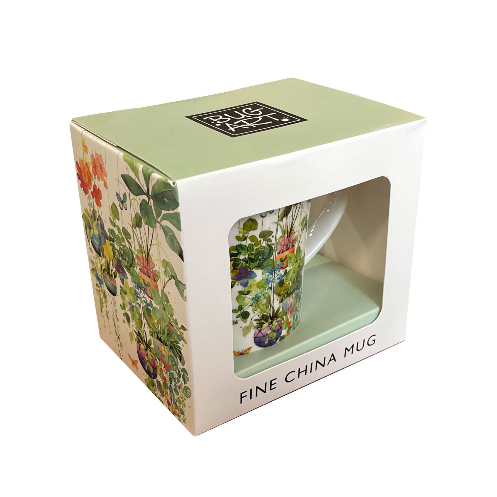 Bug Art Mug - Flowers - Hanging Plants