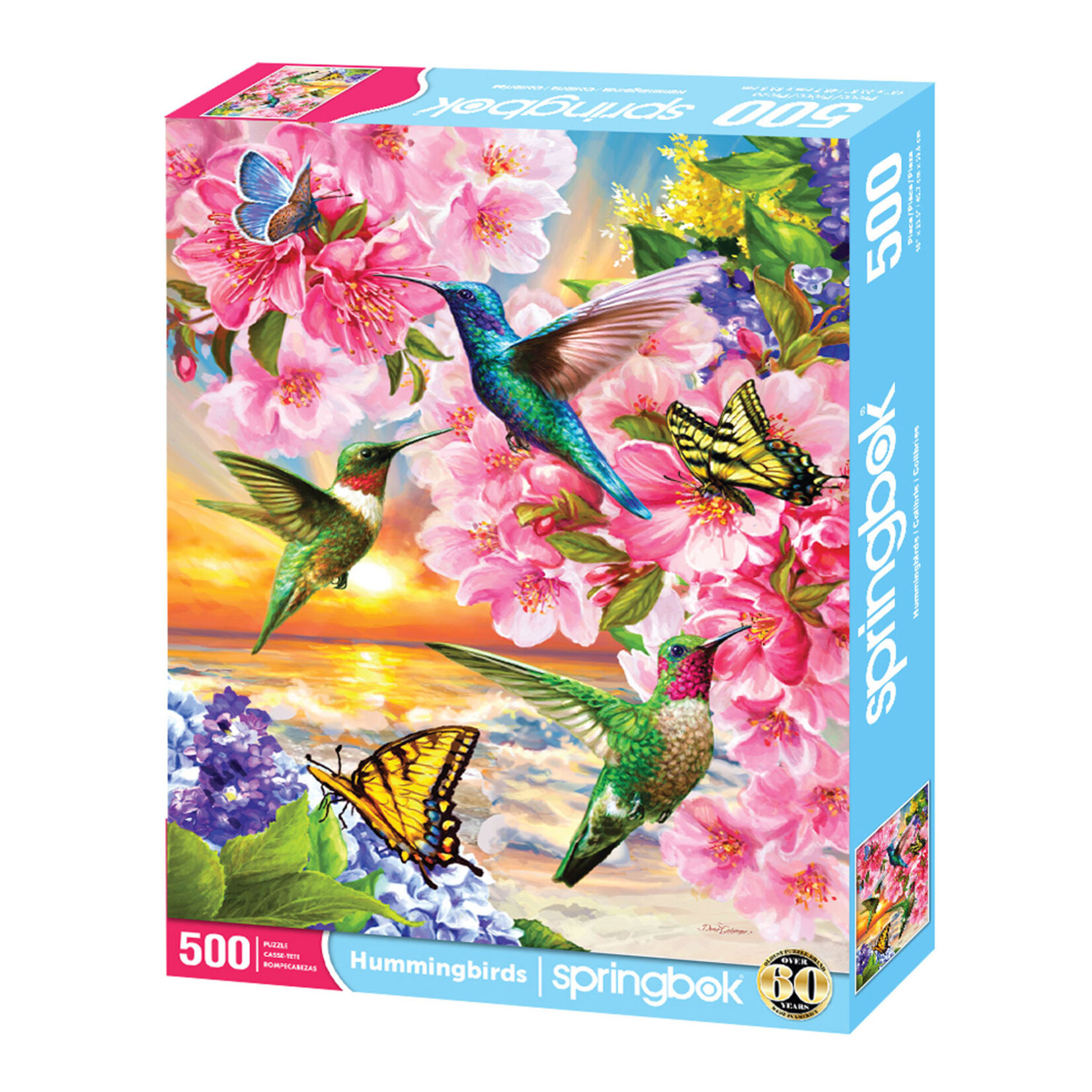 Springbok Jigsaw Puzzle - Hummingbirds (500-Piece)