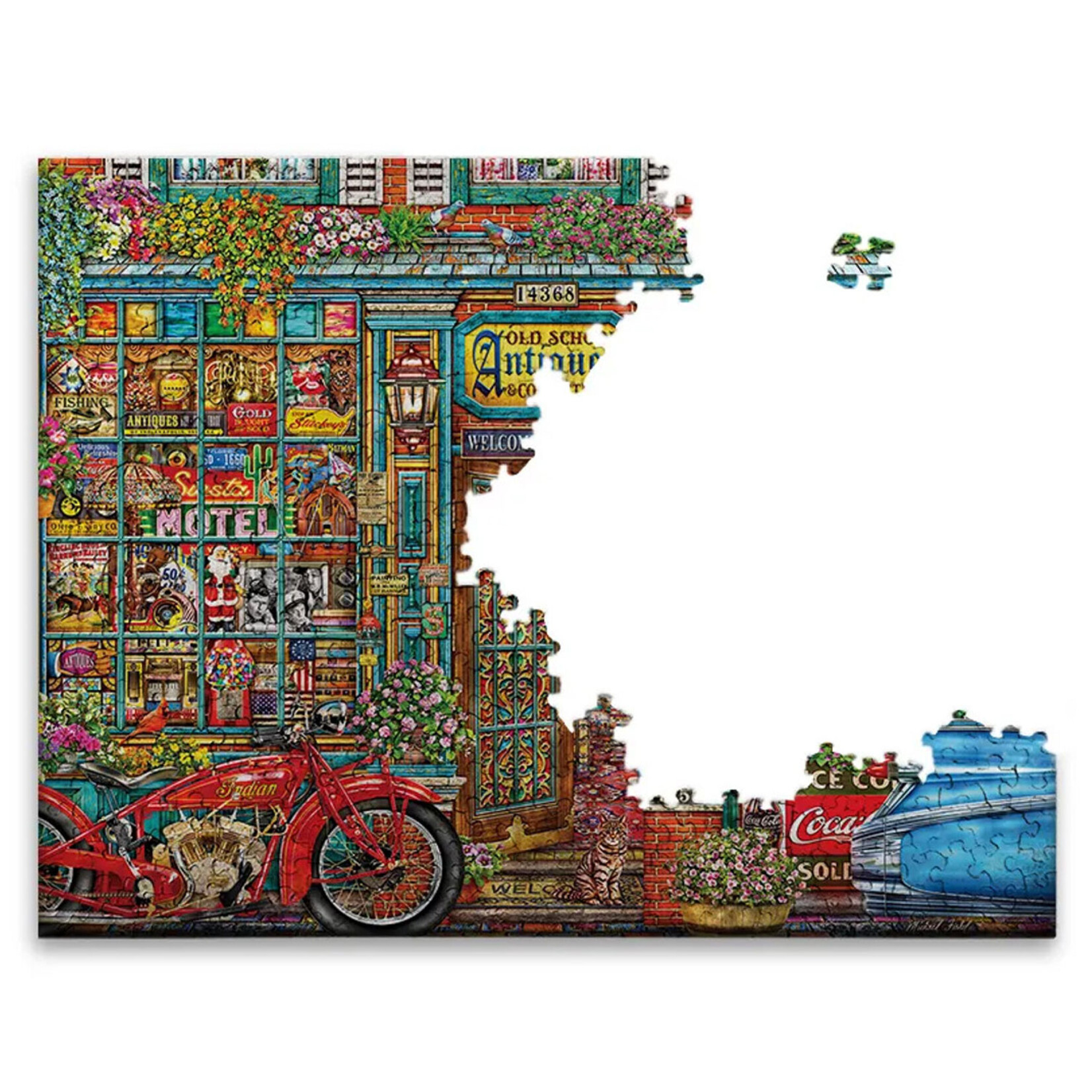 Jigsaw Puzzle - Old School Antiques (500-Piece)