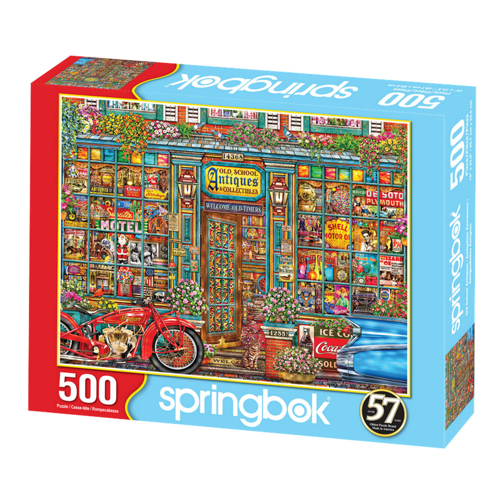 Jigsaw Puzzle - Old School Antiques (500-Piece)