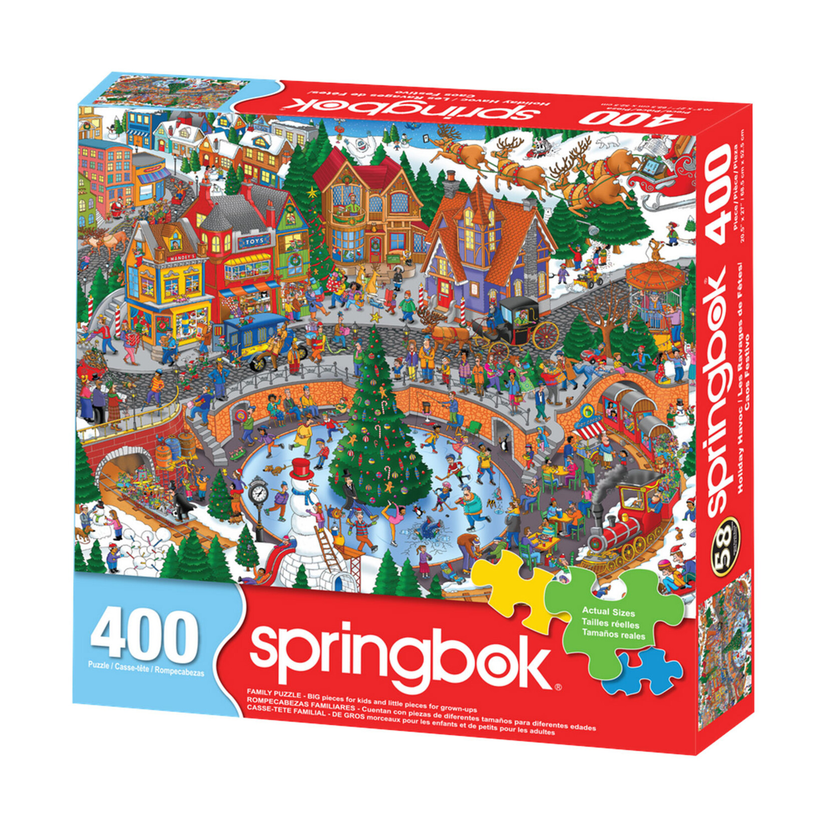 Springbok Jigsaw Puzzle - Holiday Havoc (400-Piece)