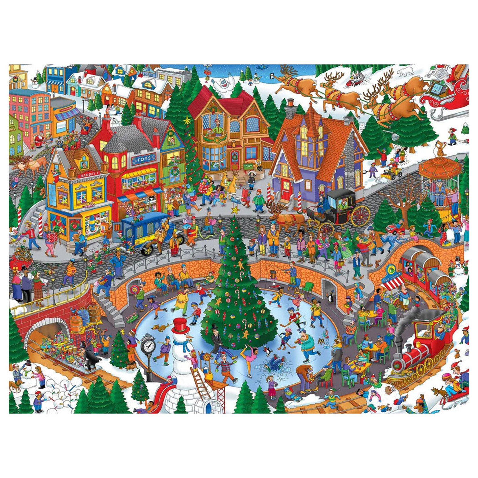 Springbok Jigsaw Puzzle - Holiday Havoc (400-Piece)