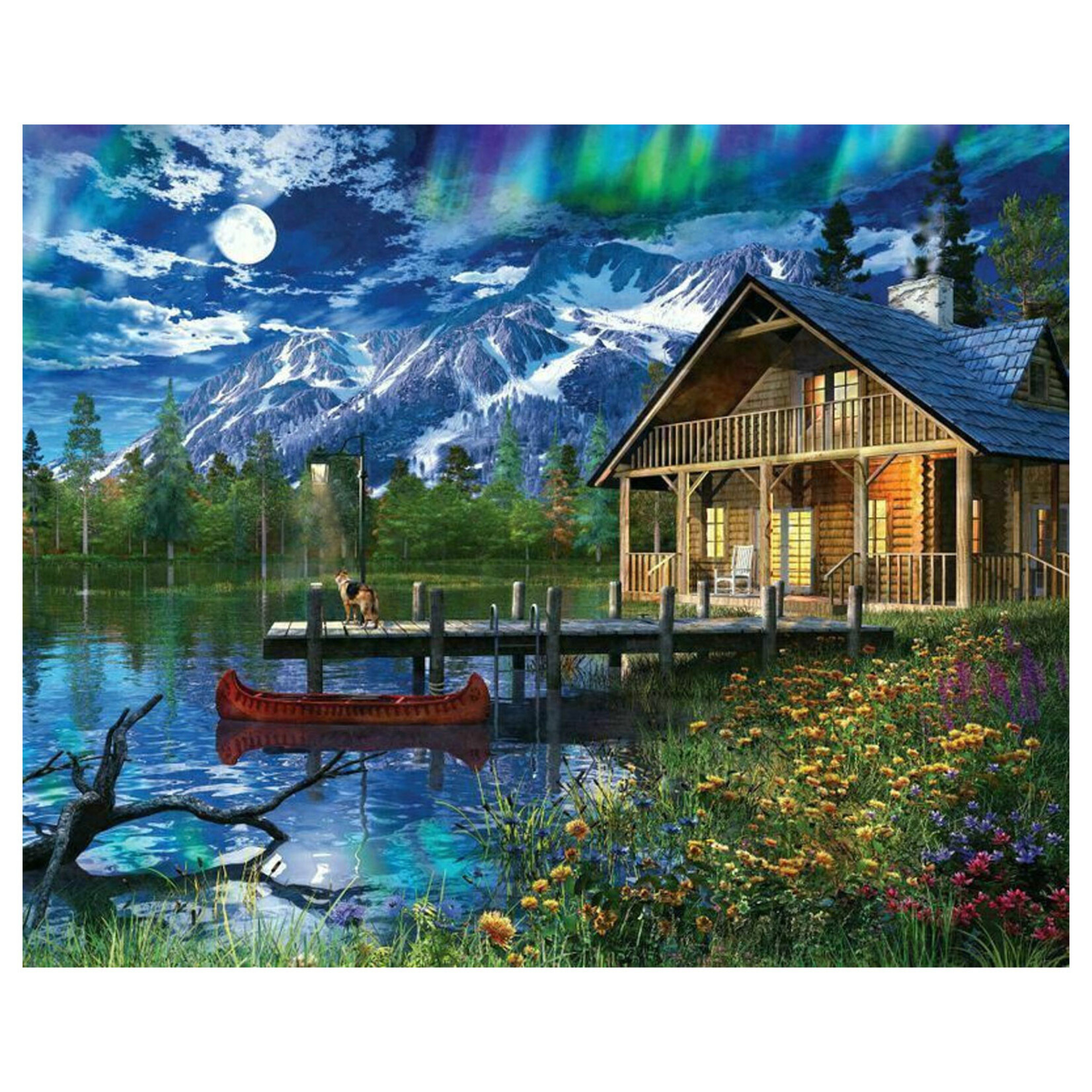 Jigsaw Puzzle - Moon Cabin Retreat (1000-Piece)