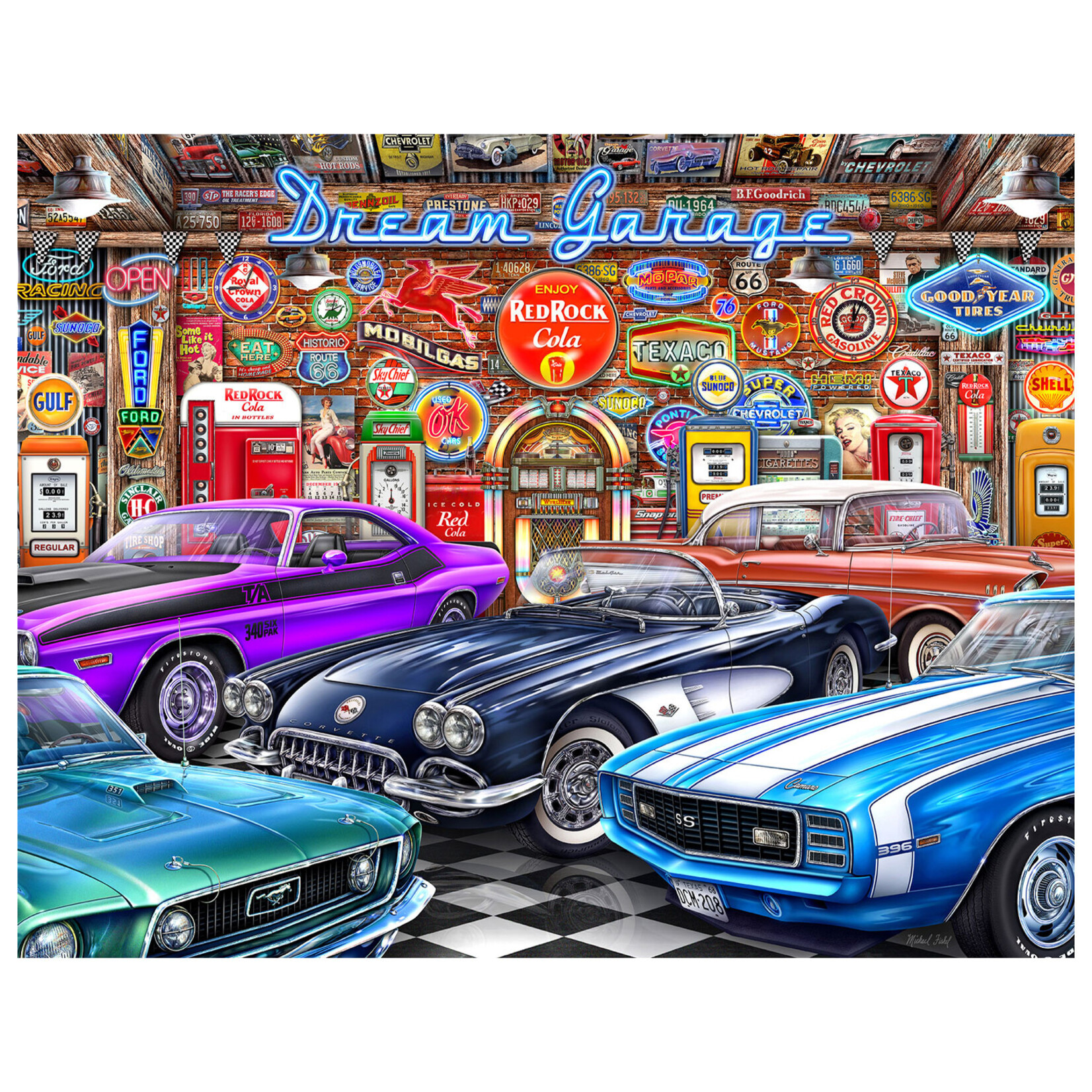 Jigsaw Puzzle - Dream Garage (1000-Piece)