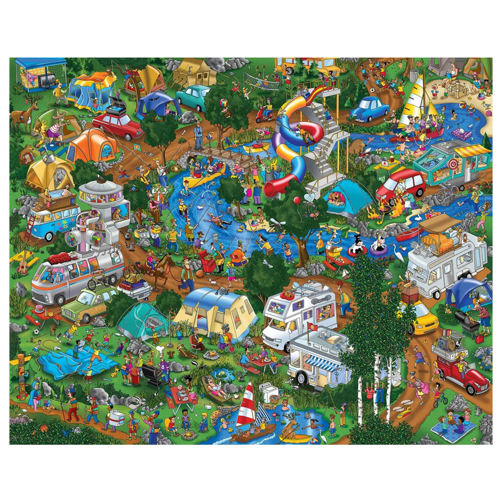 Springbok Jigsaw Puzzle - Camping World (1000-Piece)