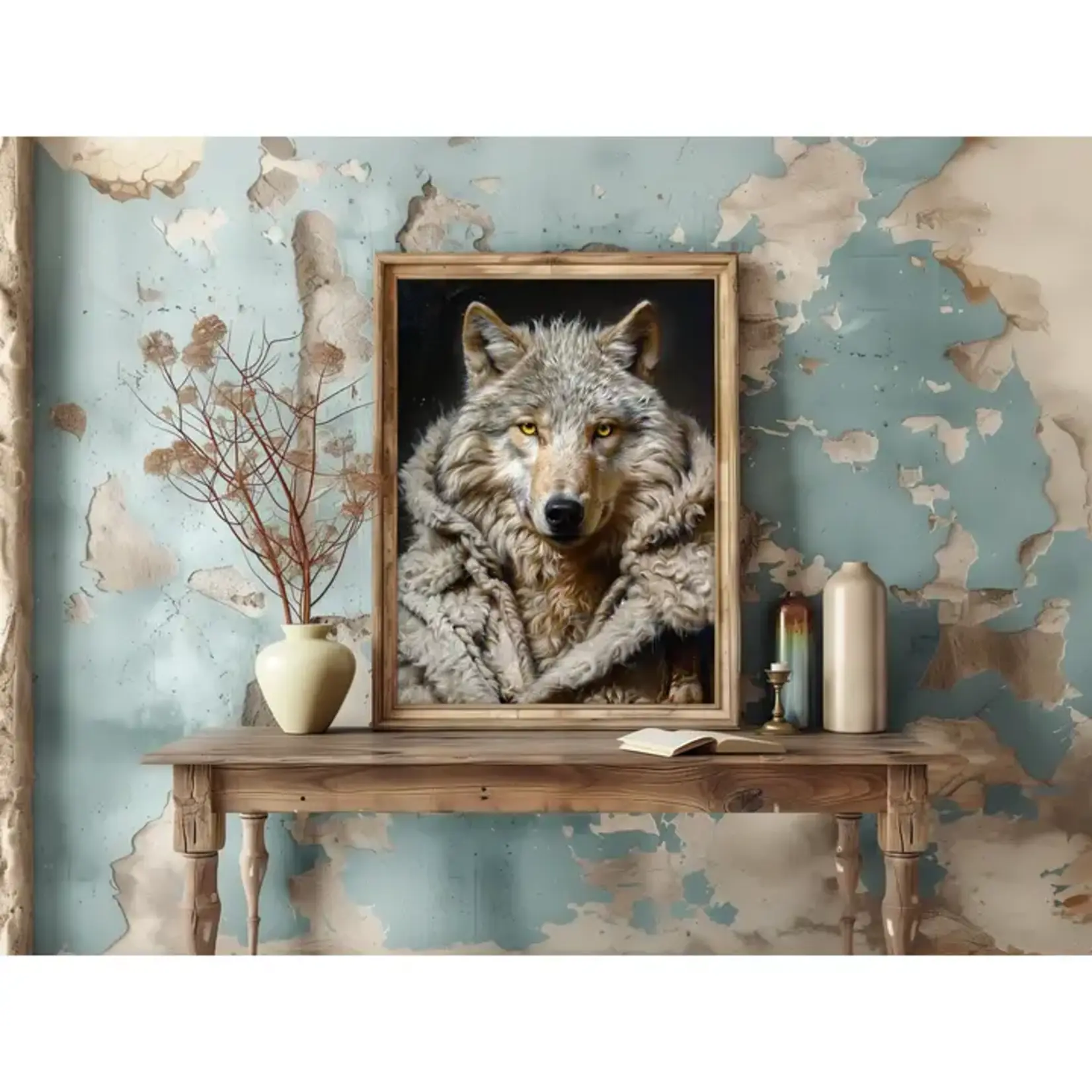 Salty Alyce Wall Decor - Noble Wolf in Sheep's Clothing