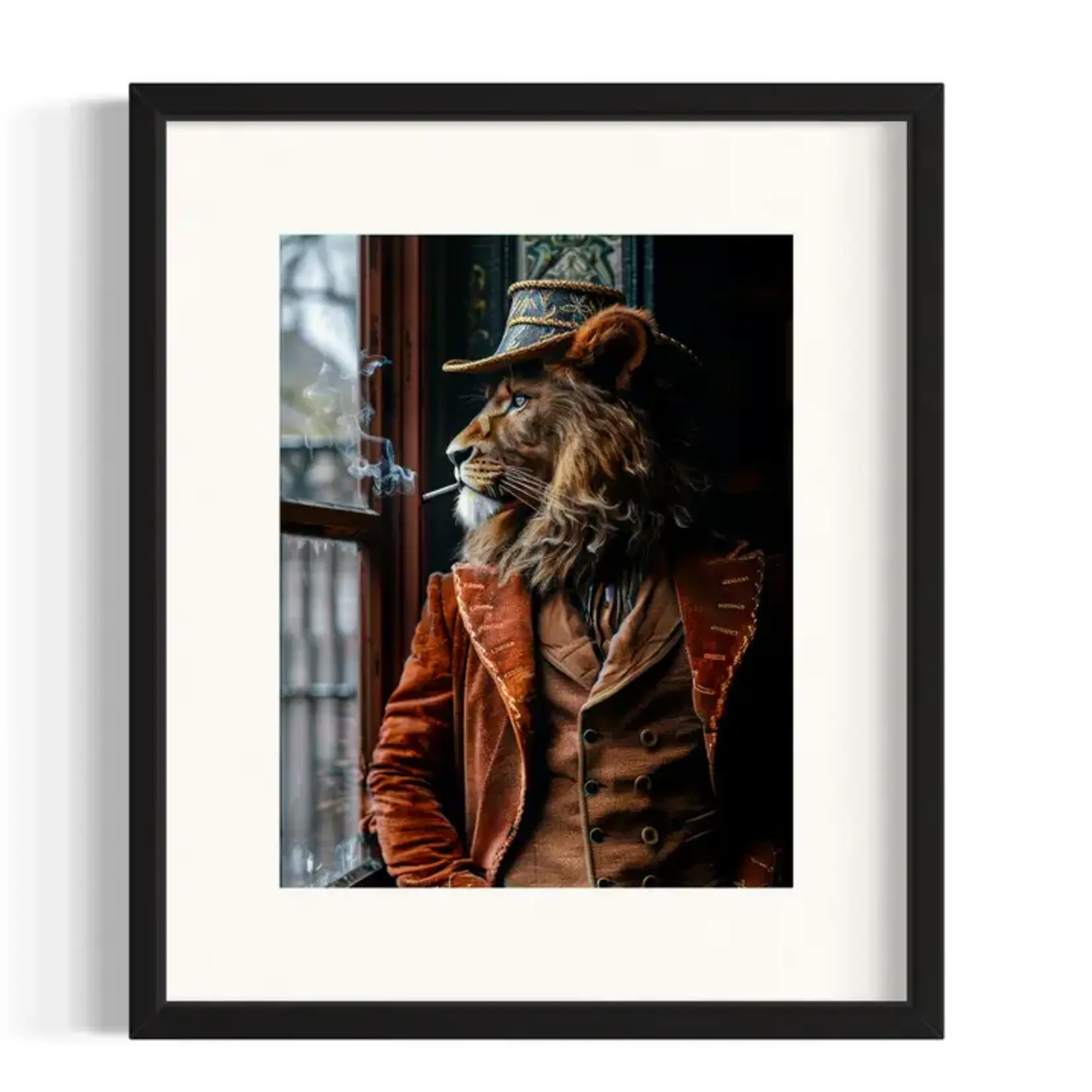Salty Alyce Wall Decor - Dapper Lion Smoking