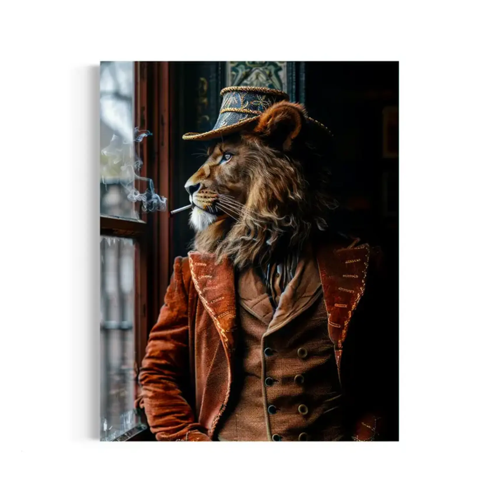 Salty Alyce Wall Decor - Dapper Lion Smoking