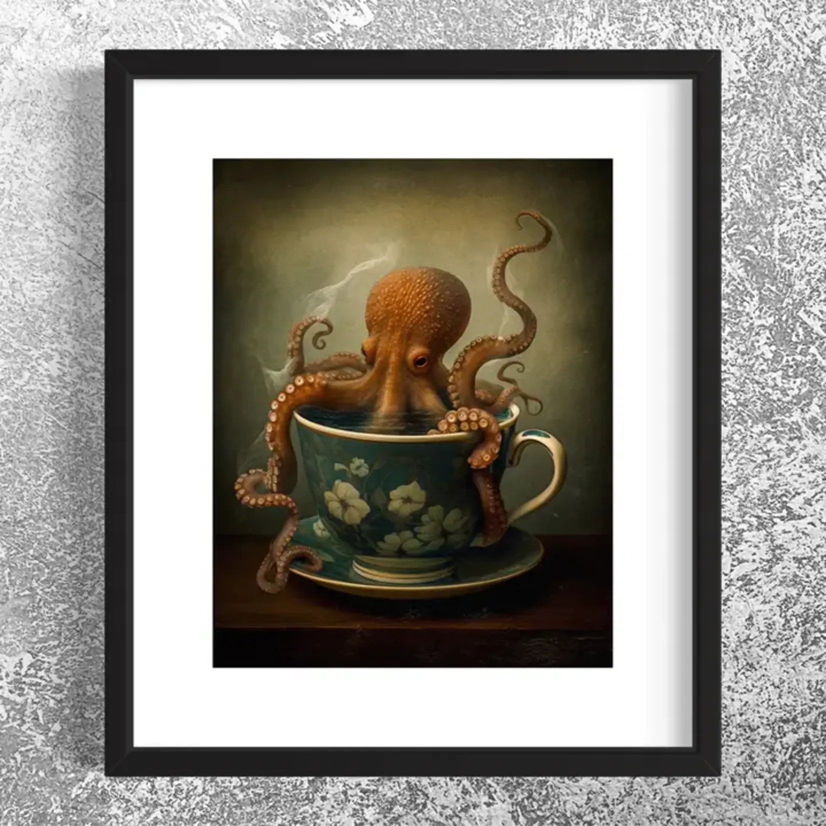Wall Decor - Octopus in a Tea Cup