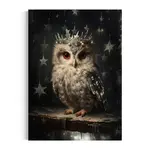 Salty Alyce Wall Decor - Owl in Antique Star Crown