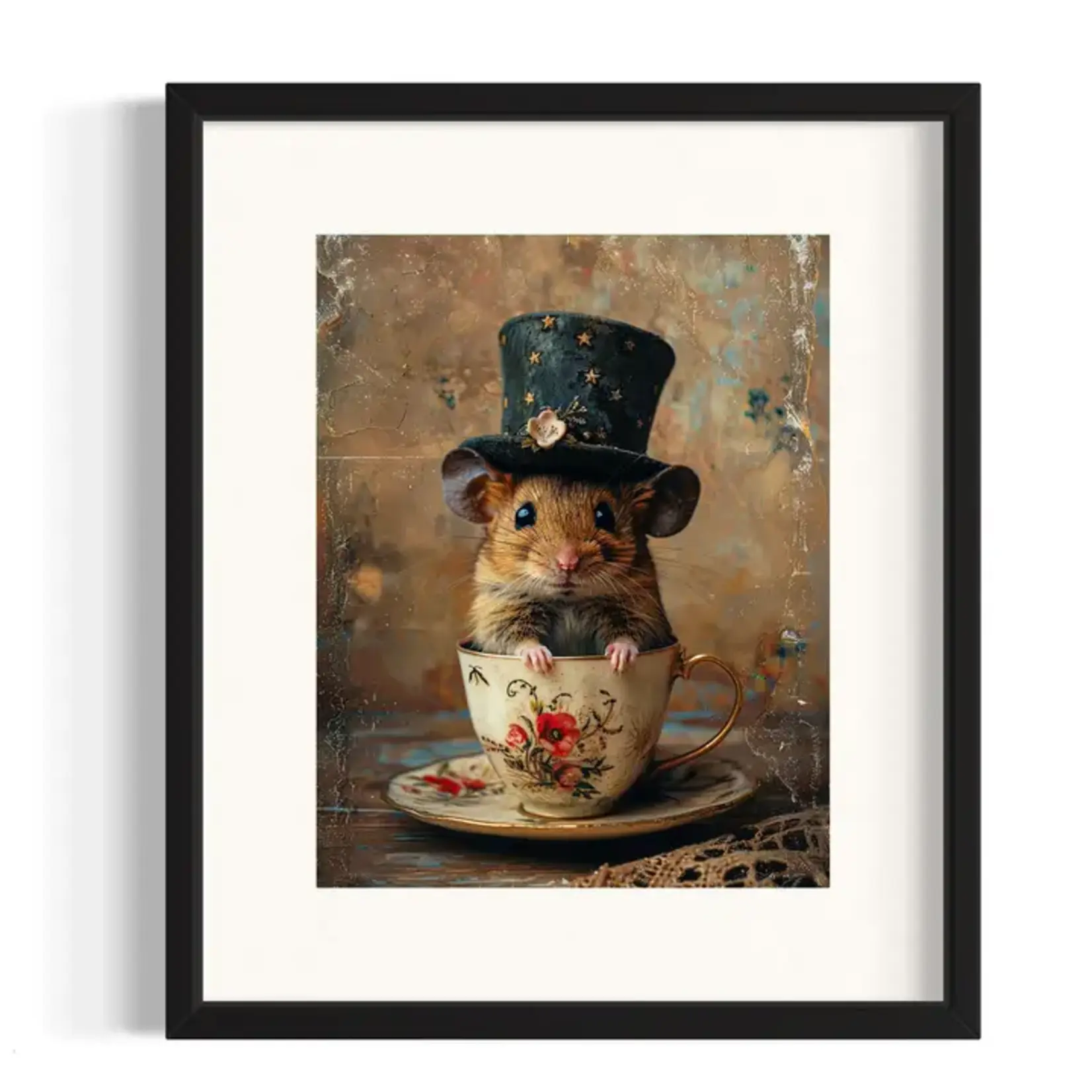 Salty Alyce Wall Decor - Victorian Teatime Mouse