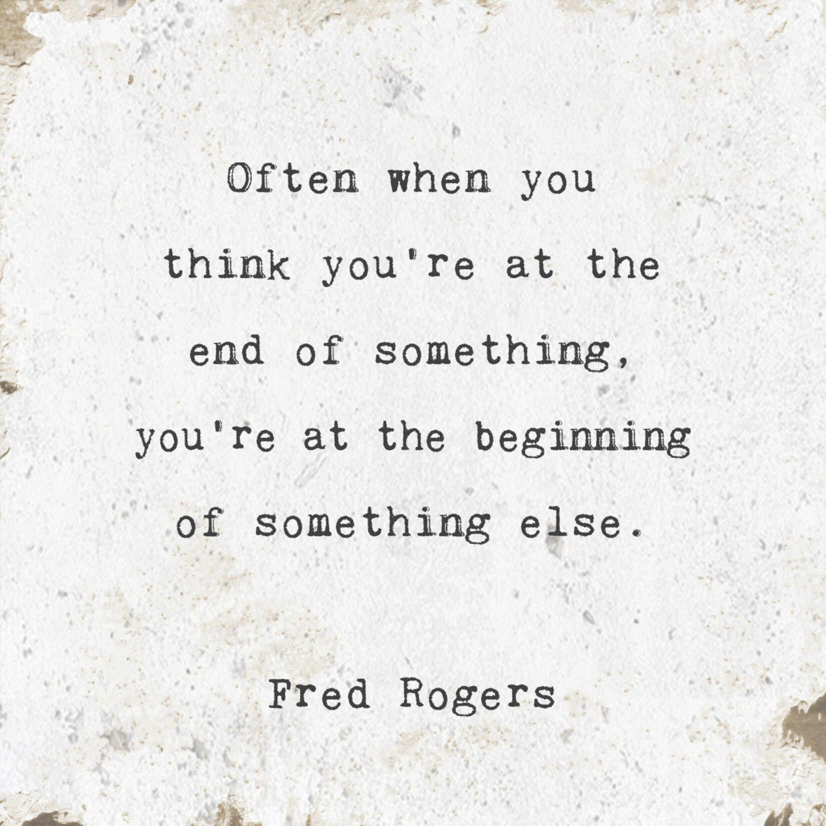 Cedar Mountain Marble Coaster - End of Something