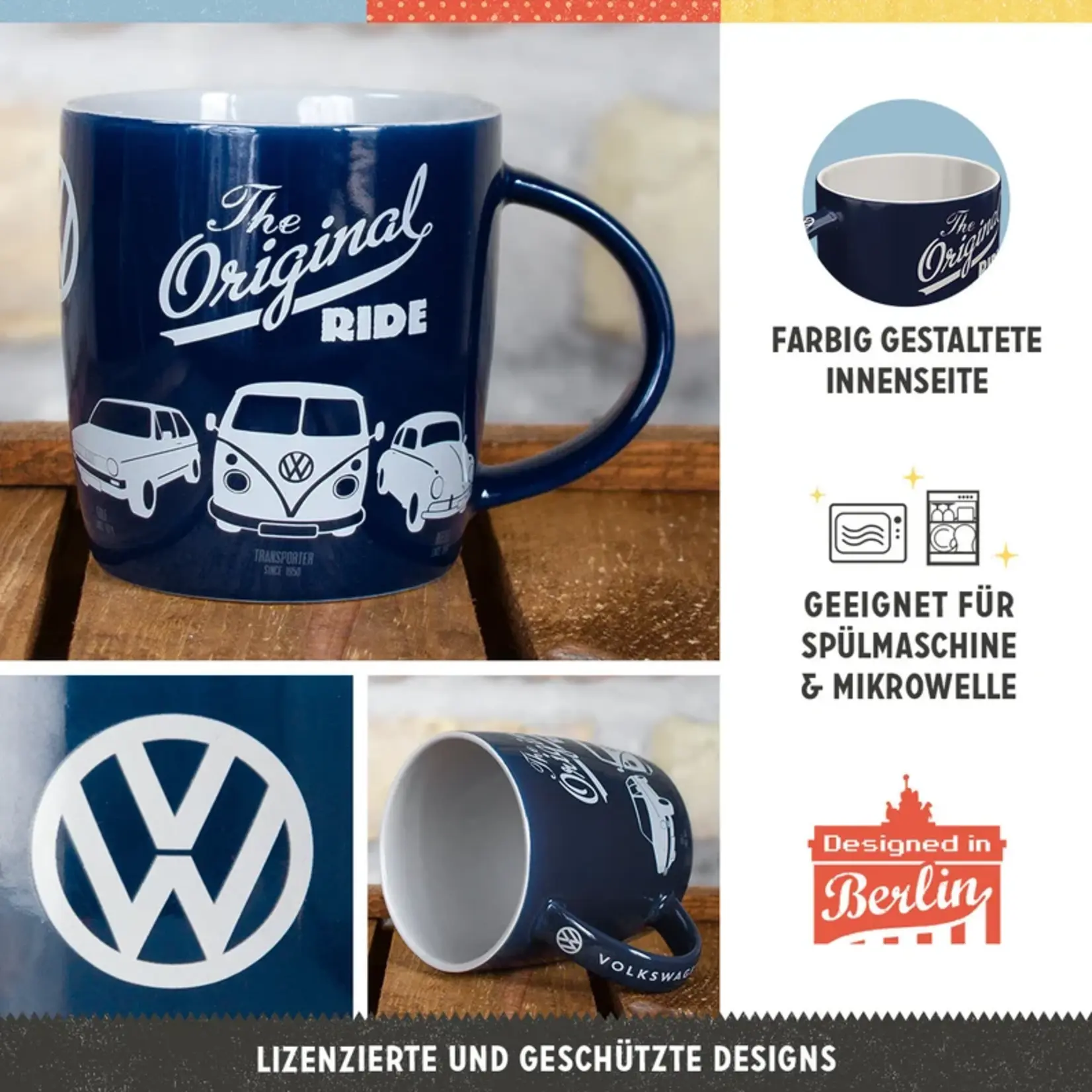 Nostalgic Art Vintage Mug - VW - The Original Ride