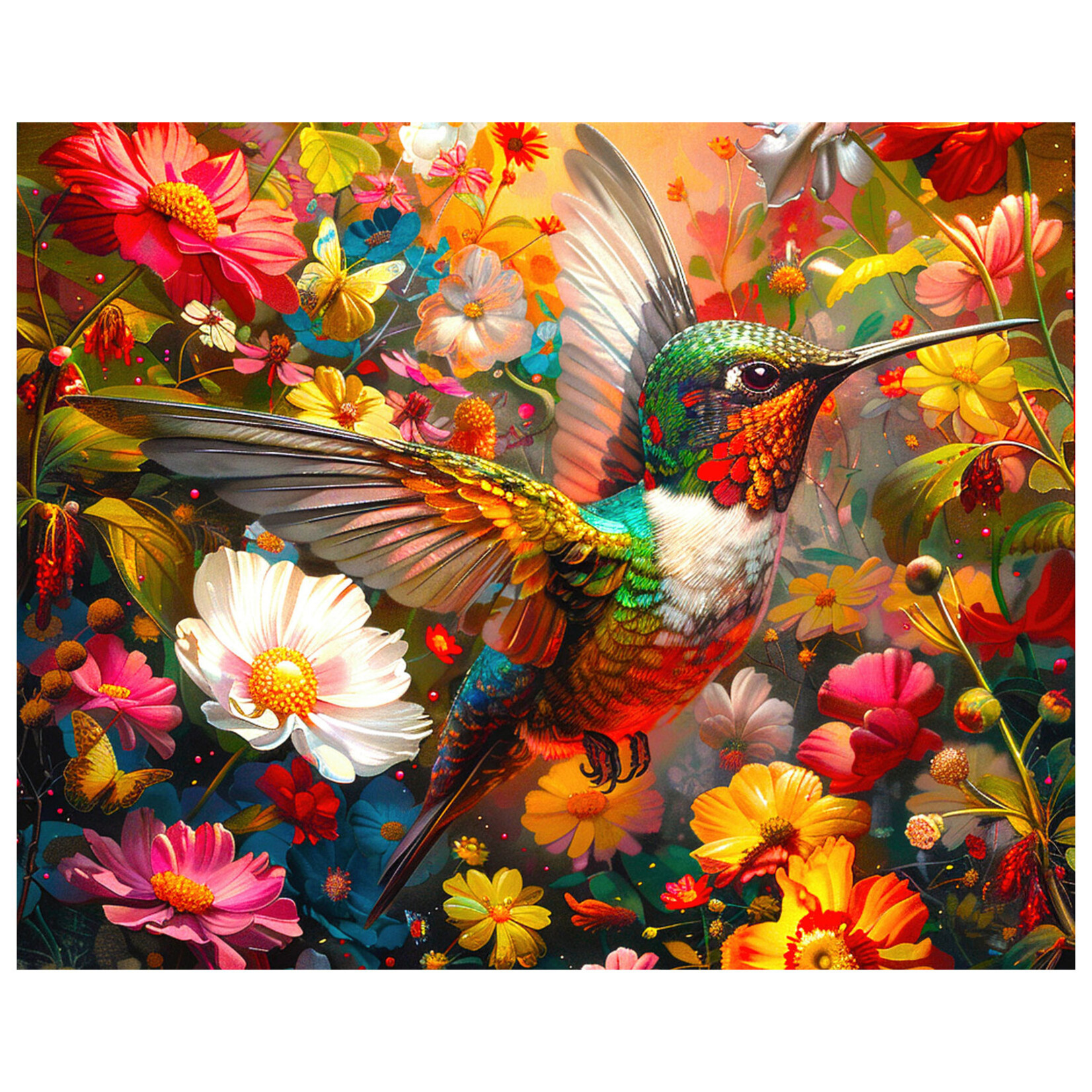 Springbok Jigsaw Puzzle - Hummingbird Dream (1000-Piece)