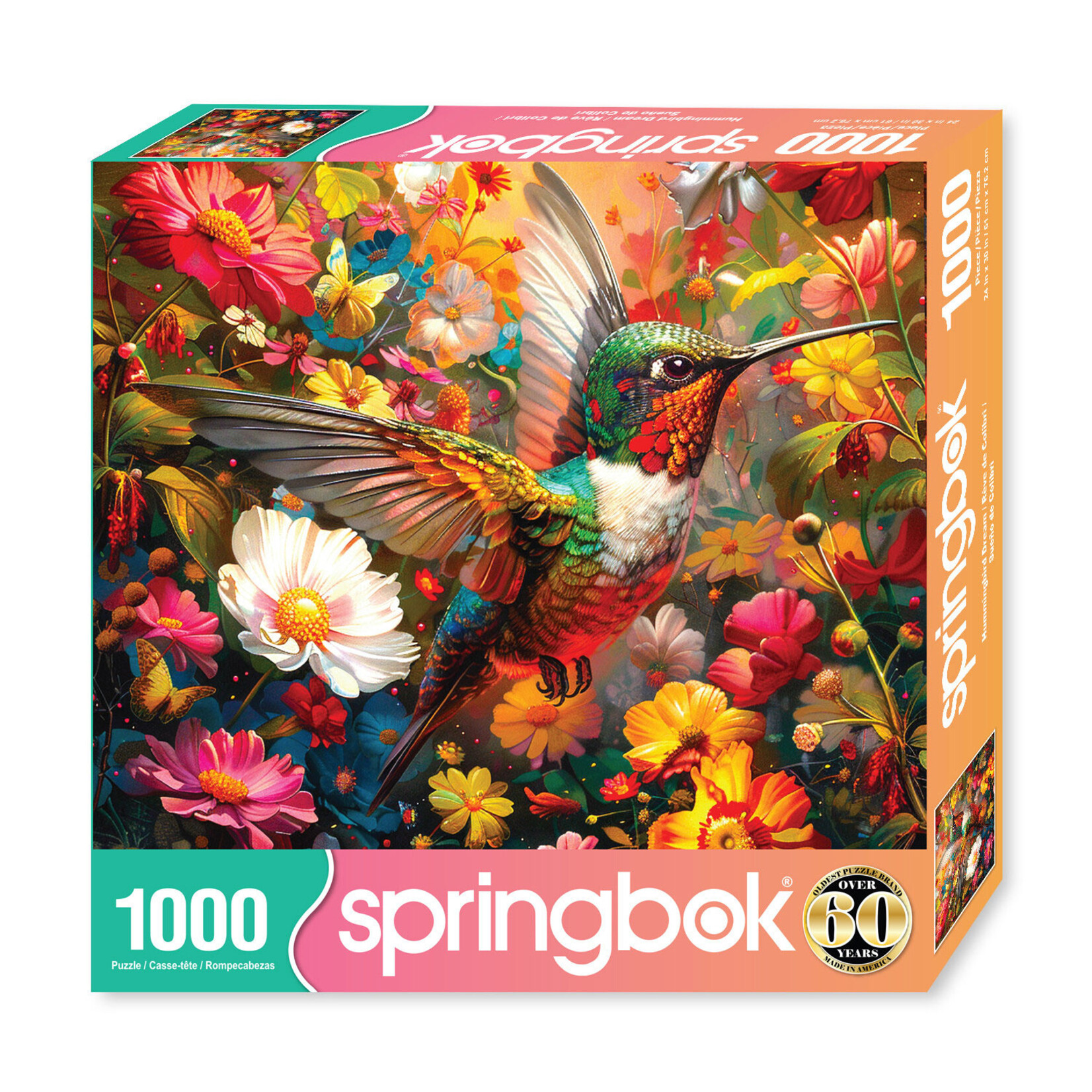 Springbok Jigsaw Puzzle - Hummingbird Dream (1000-Piece)
