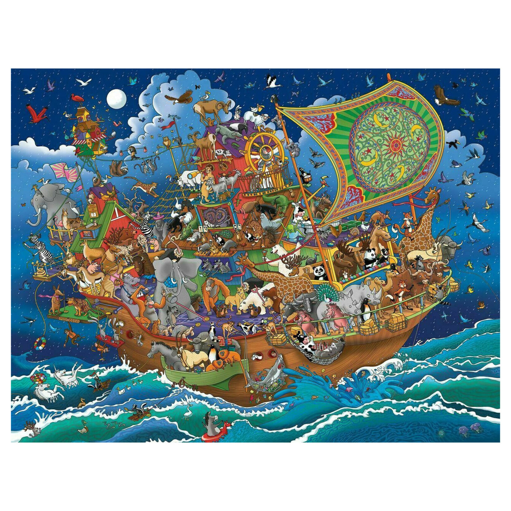 Springbok Jigsaw Puzzle - Noah's Ark Adventure (400-Piece)
