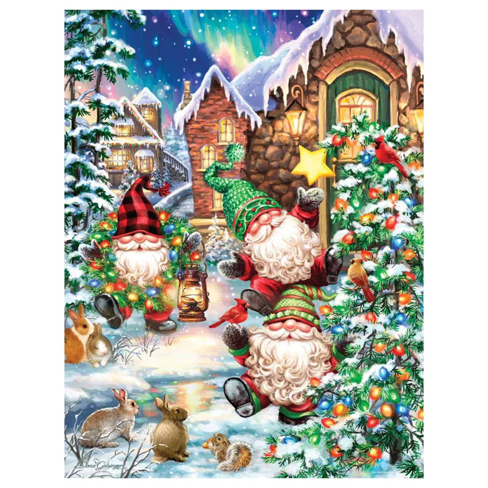 Springbok Jigsaw Puzzle - Gnome Village (500-Piece)