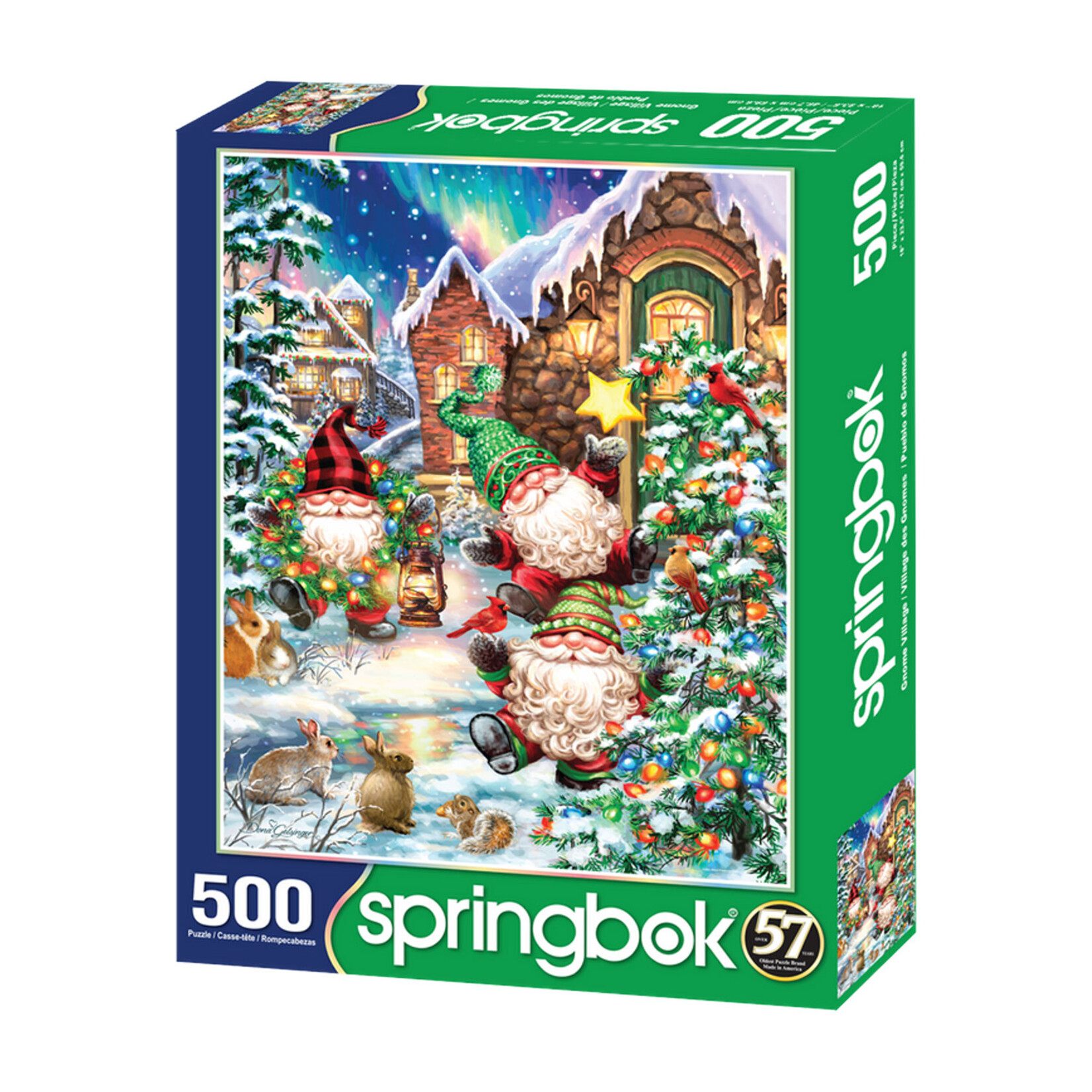 Springbok Jigsaw Puzzle - Gnome Village (500-Piece)