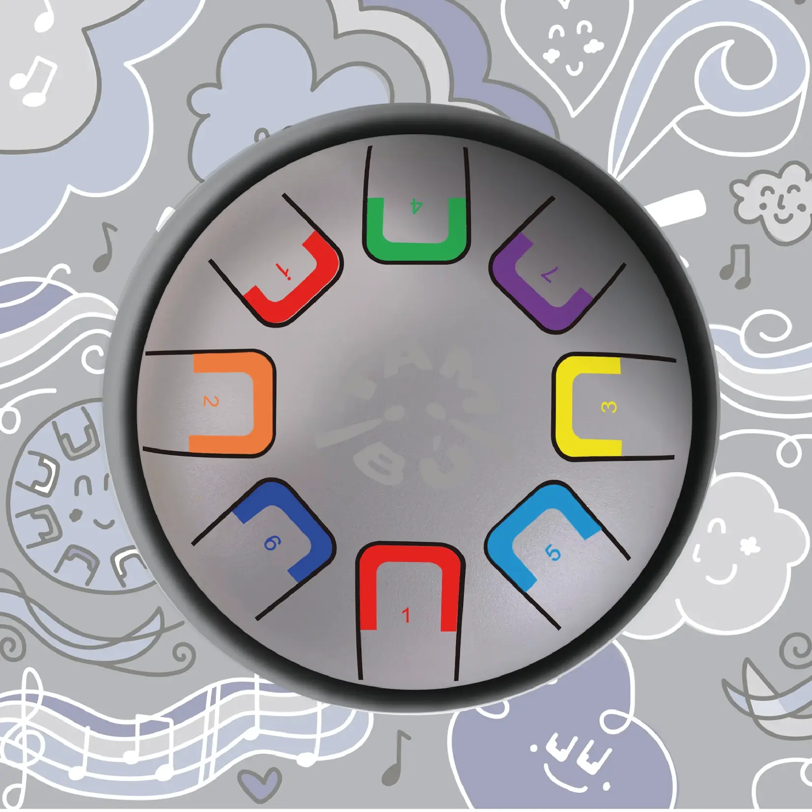 Tambú 6" Baby Tongue Drum (Assorted Colours)