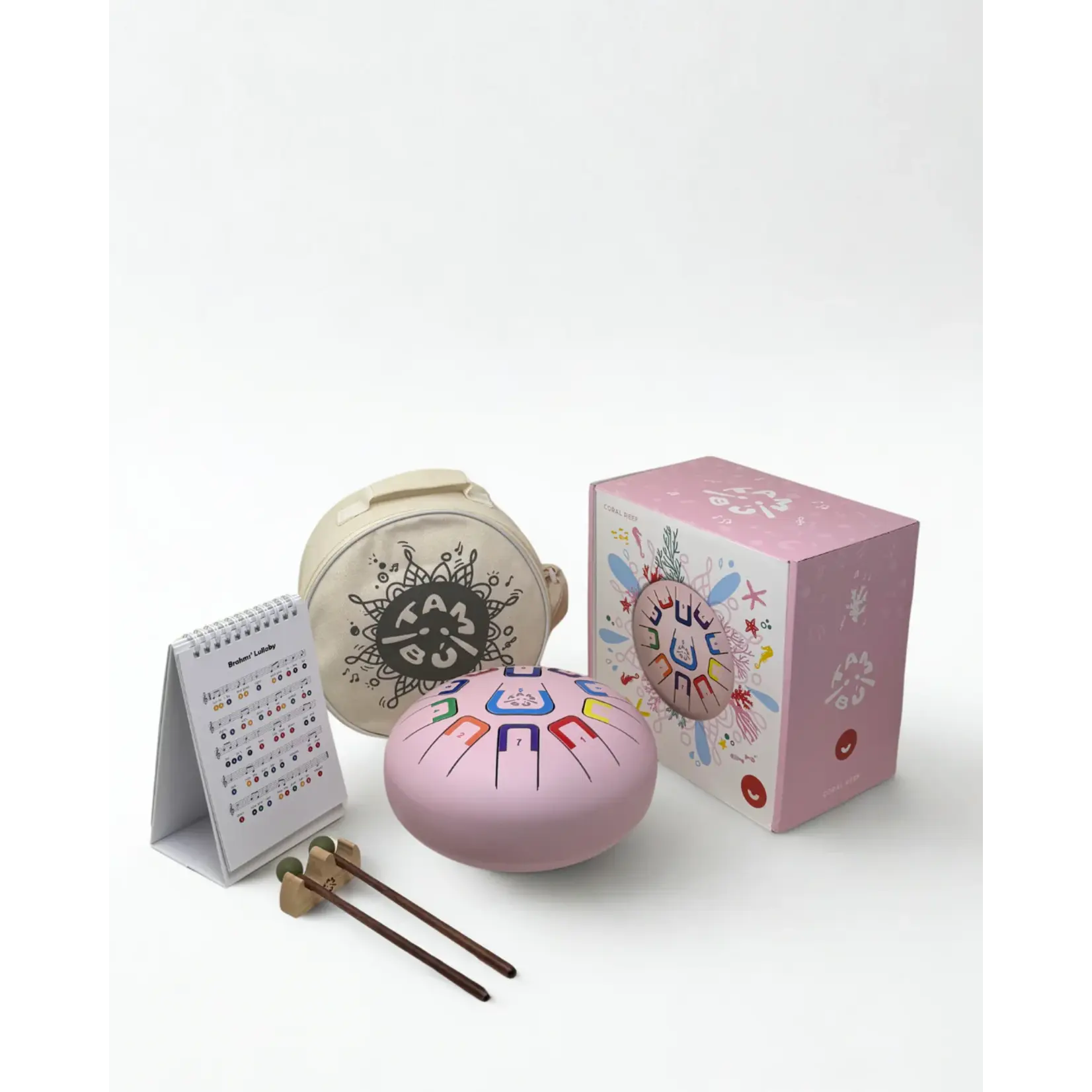 Tambú 8" Tongue Drum (Assorted Colours)