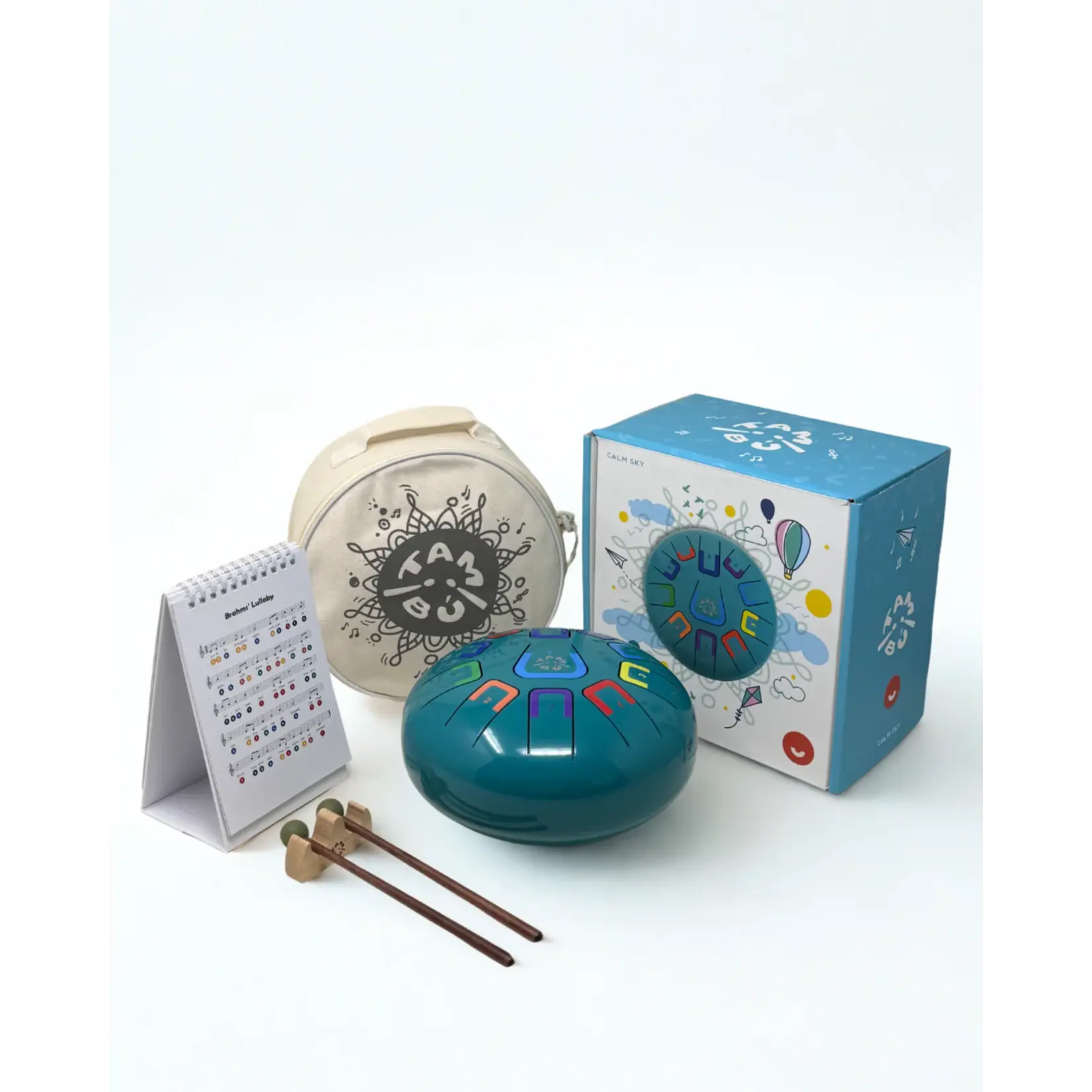 Tambú 8" Tongue Drum (Assorted Colours)